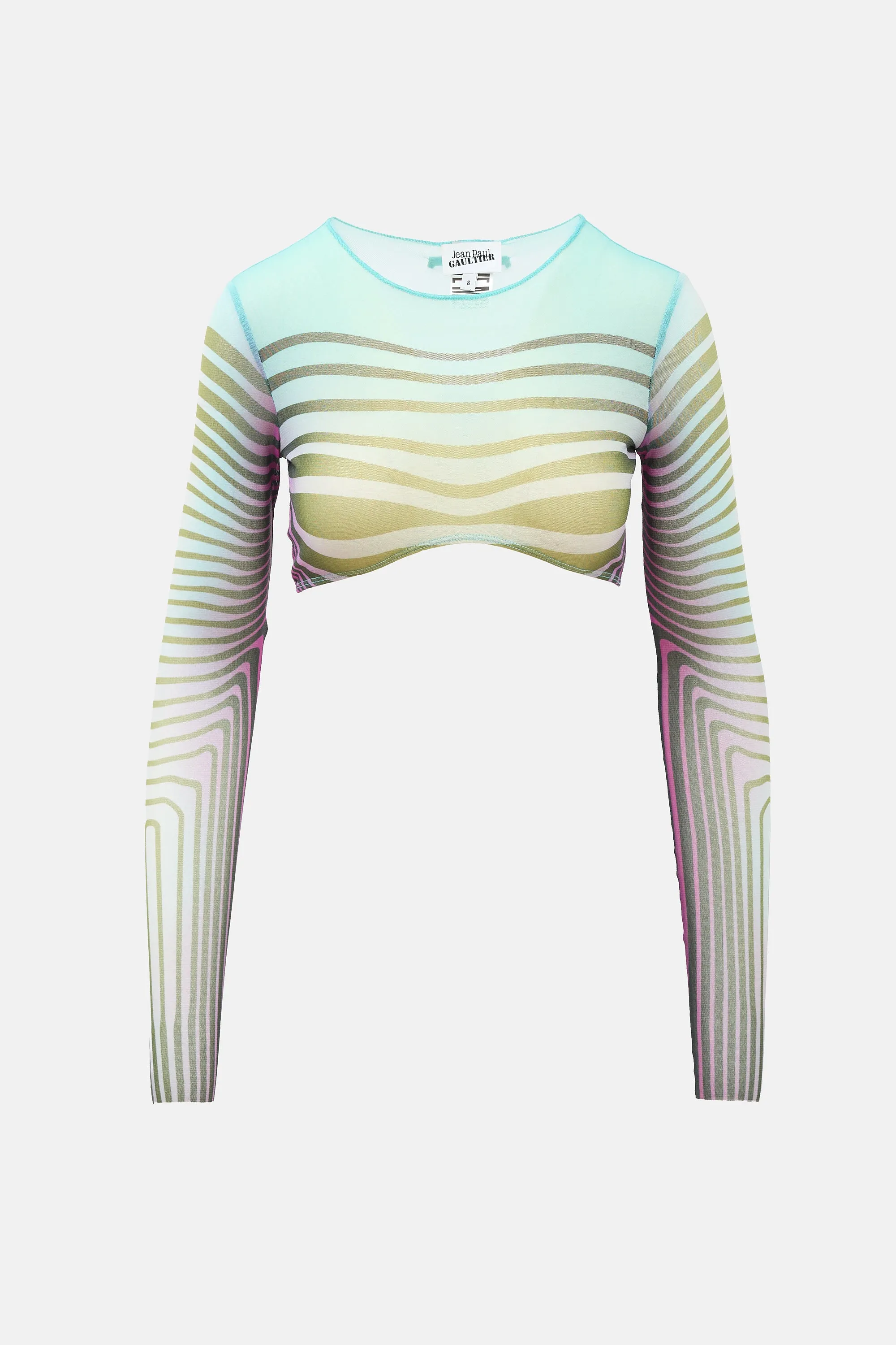 Mesh The Body Morphing Crop Top sold by VSP Consignment