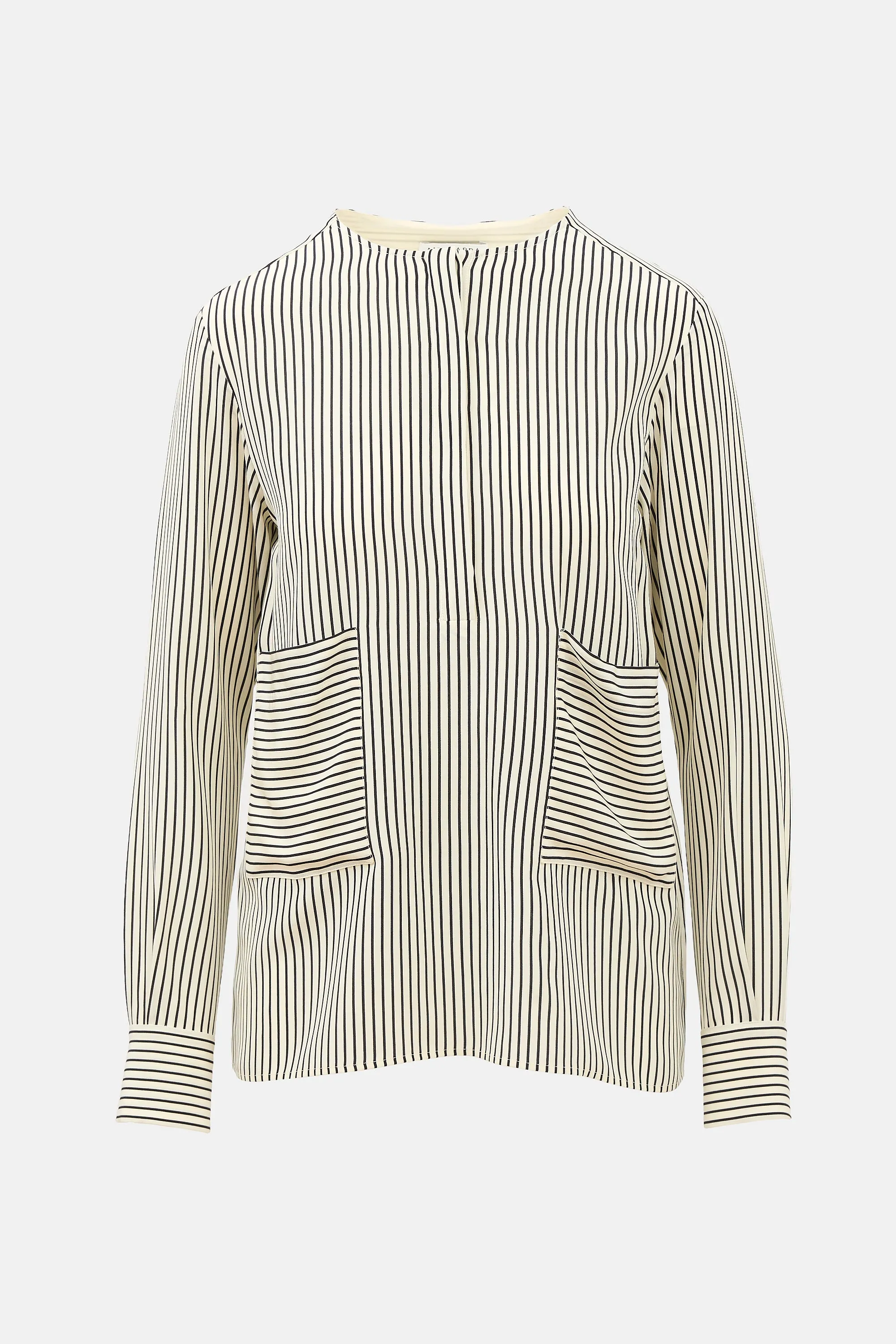 Silk Striped Blouse sold by VSP Consignment