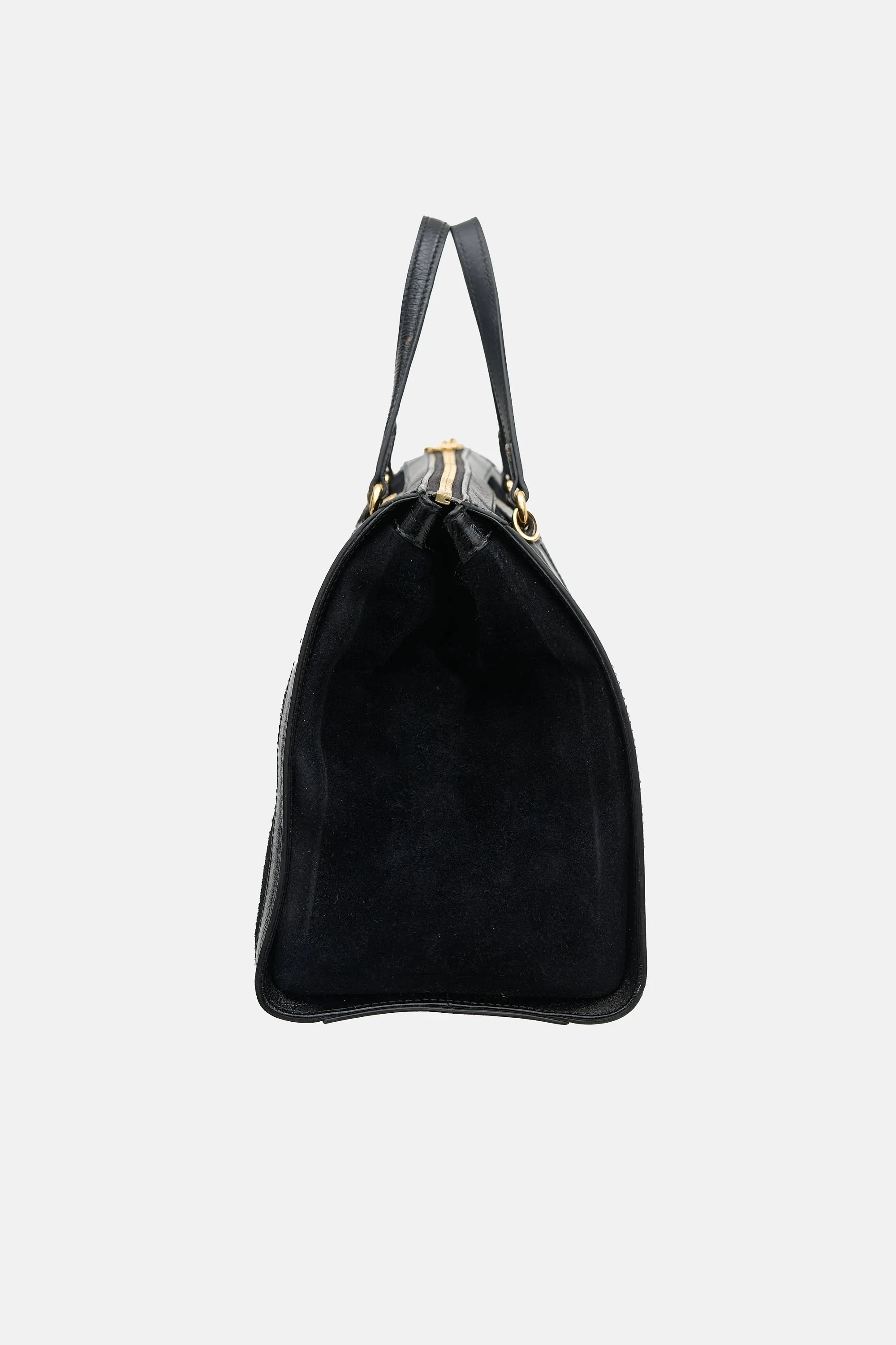 Suede Web Ophidia Boston Bag sold by VSP Consignment product image thumbnail 4