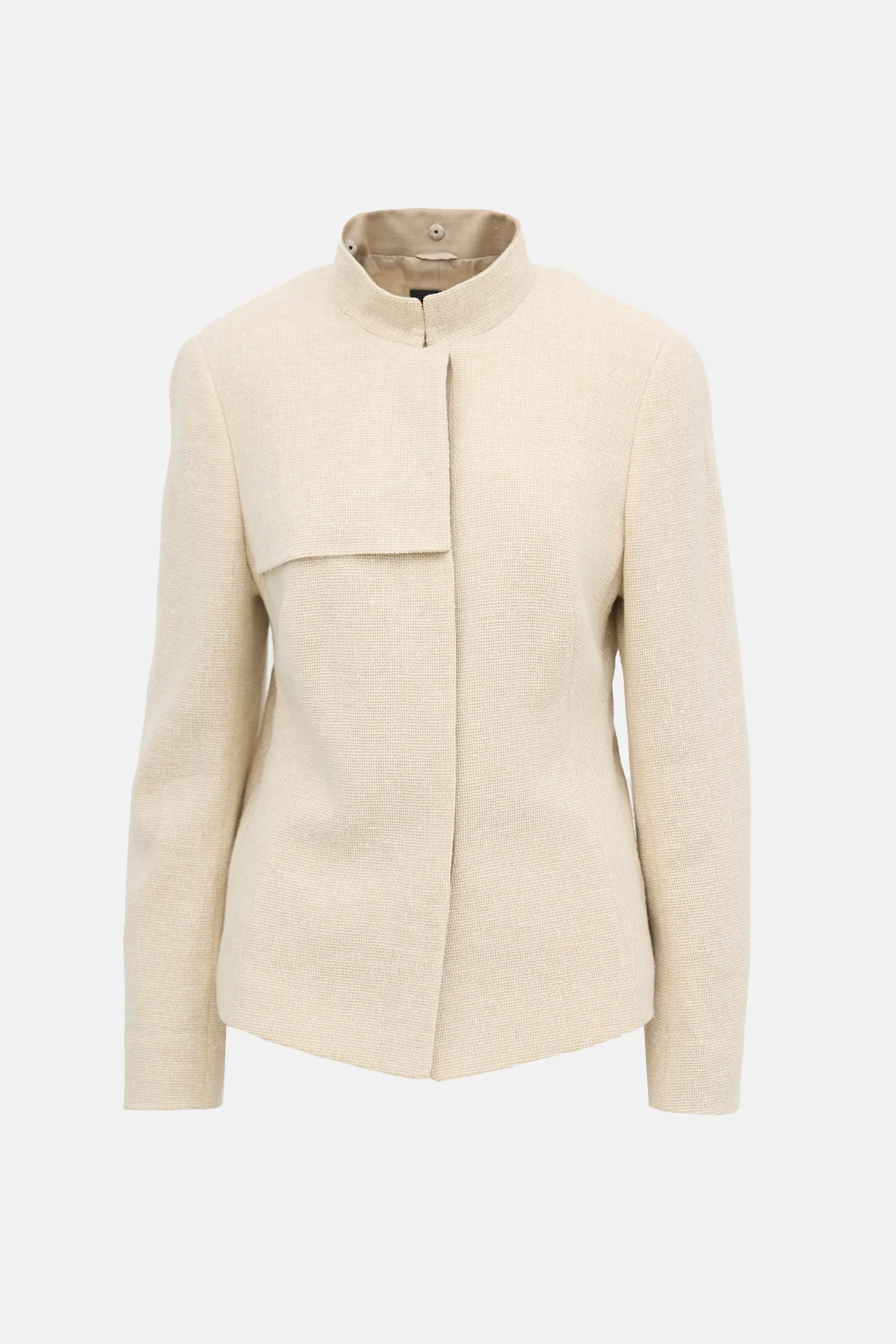 Wool Stand Collar Jacket sold by VSP Consignment