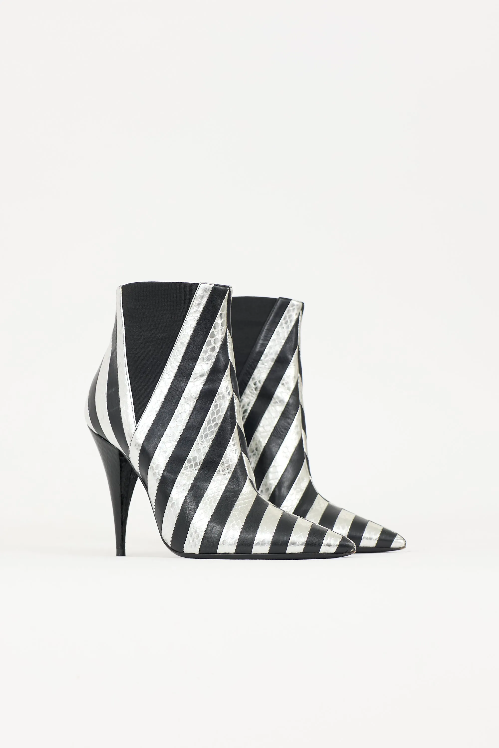 Leather Striped Kiki Boot sold by VSP Consignment product image thumbnail 2