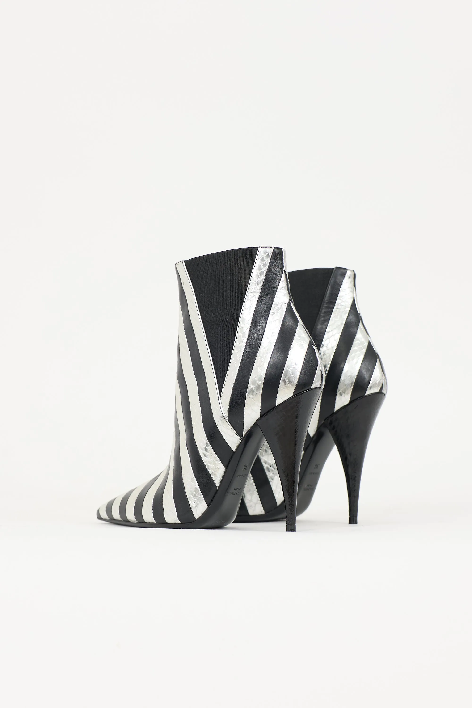 Leather Striped Kiki Boot sold by VSP Consignment product image thumbnail 4