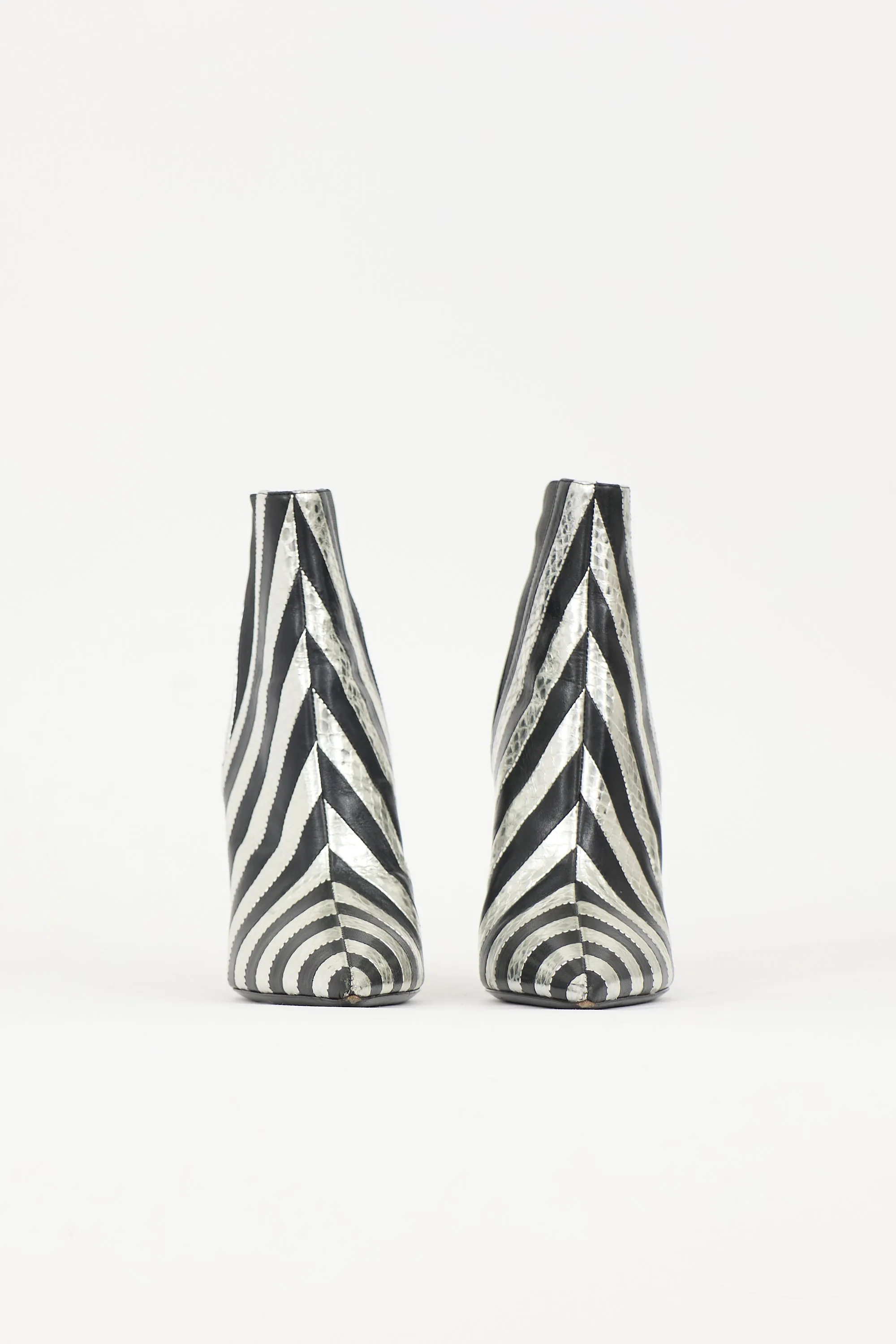 Leather Striped Kiki Boot sold by VSP Consignment product image thumbnail 3