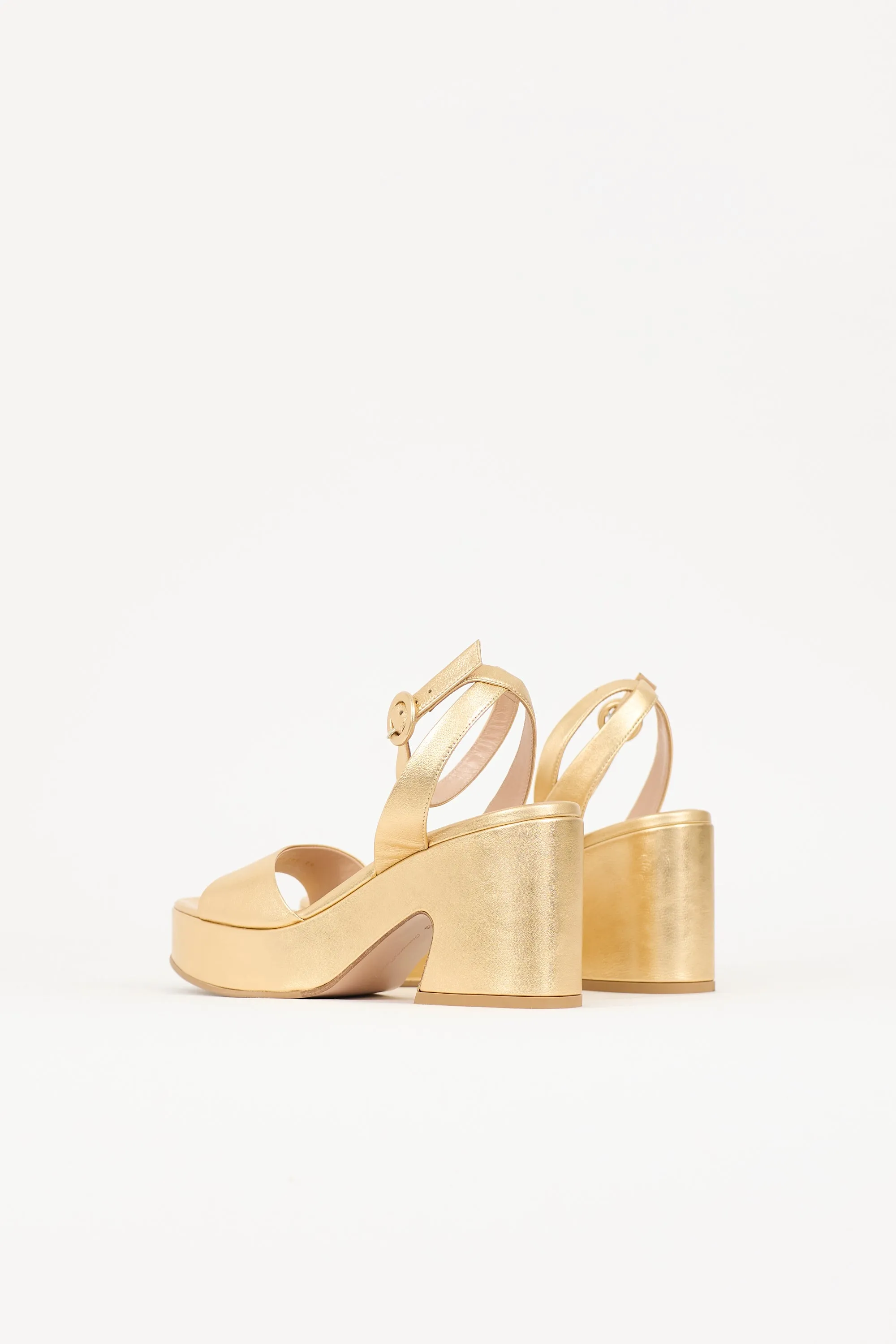 Leather Alma Heel sold by VSP Consignment product image thumbnail 4