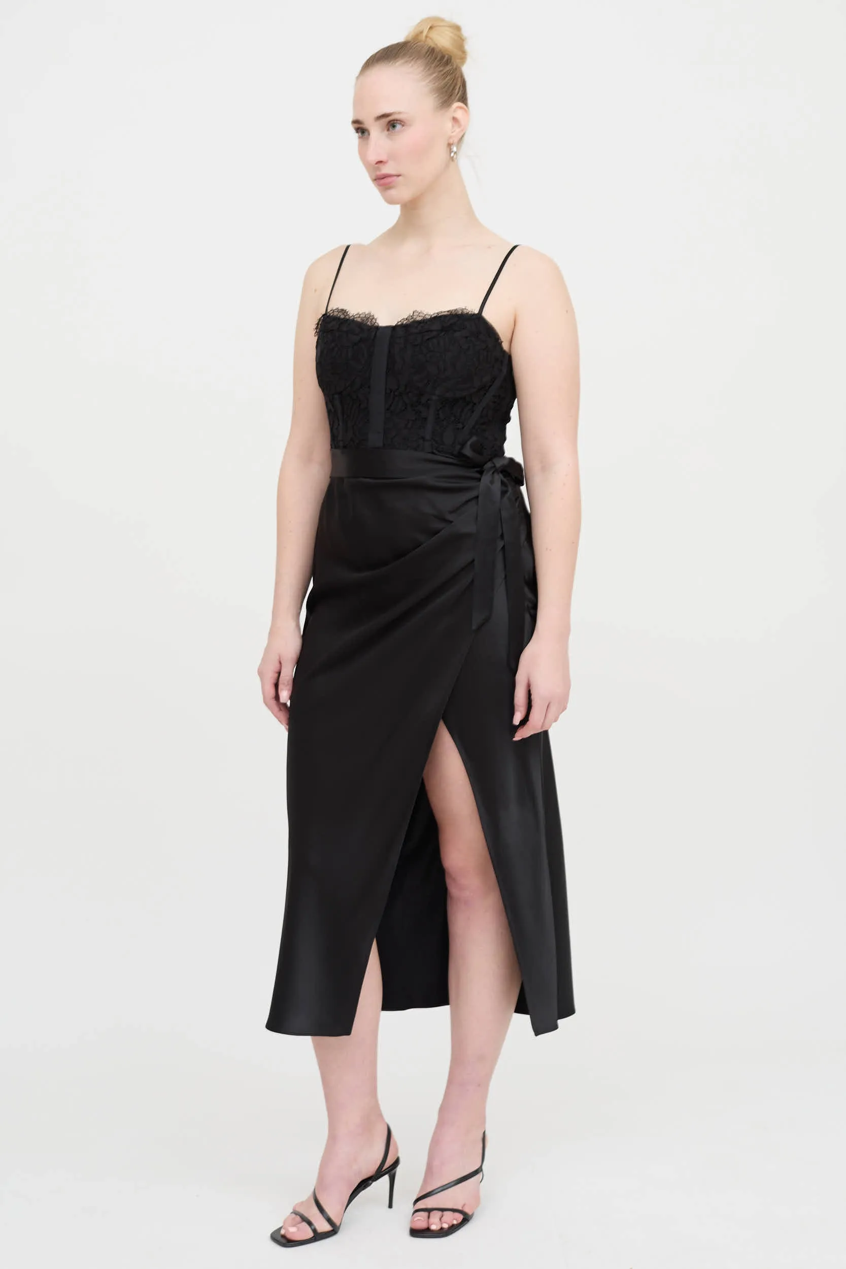 Satin Tricia Dress sold by VSP Consignment product image thumbnail 3
