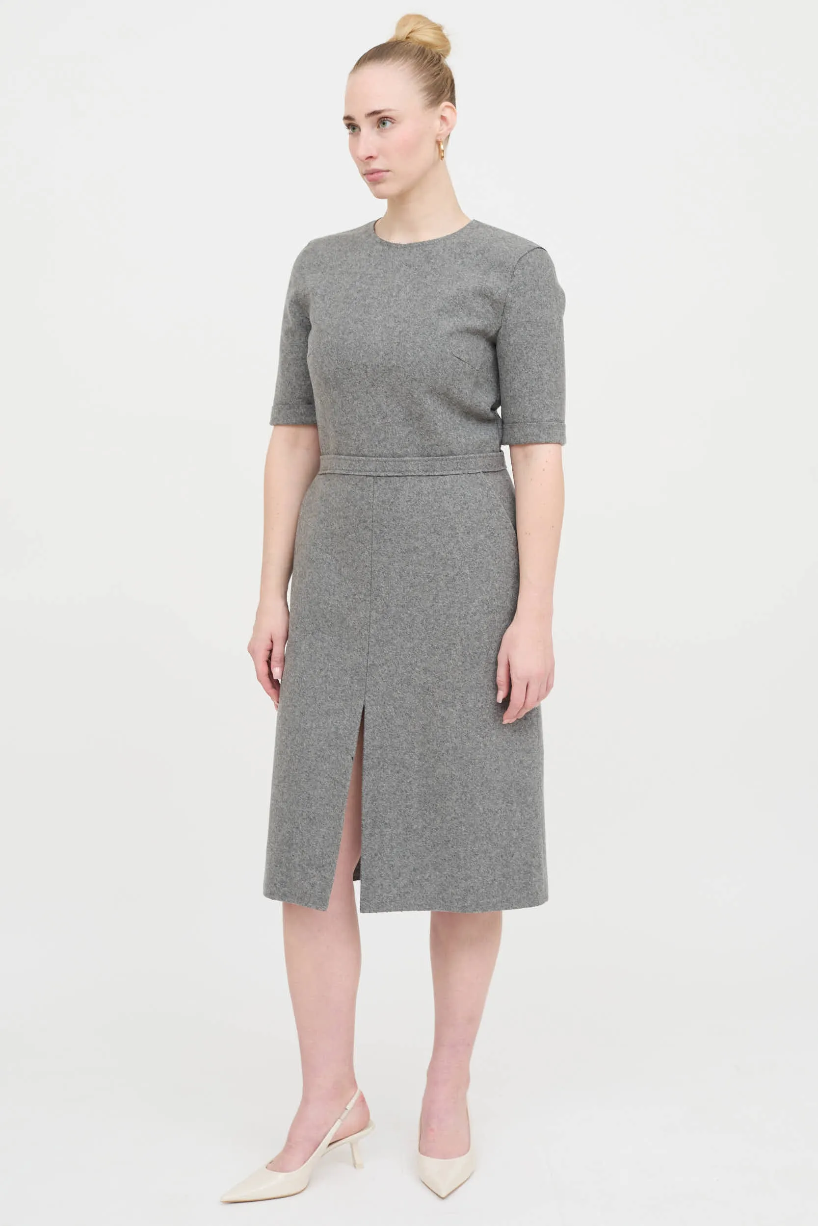 Wool Midi Dress sold by VSP Consignment product image thumbnail 3