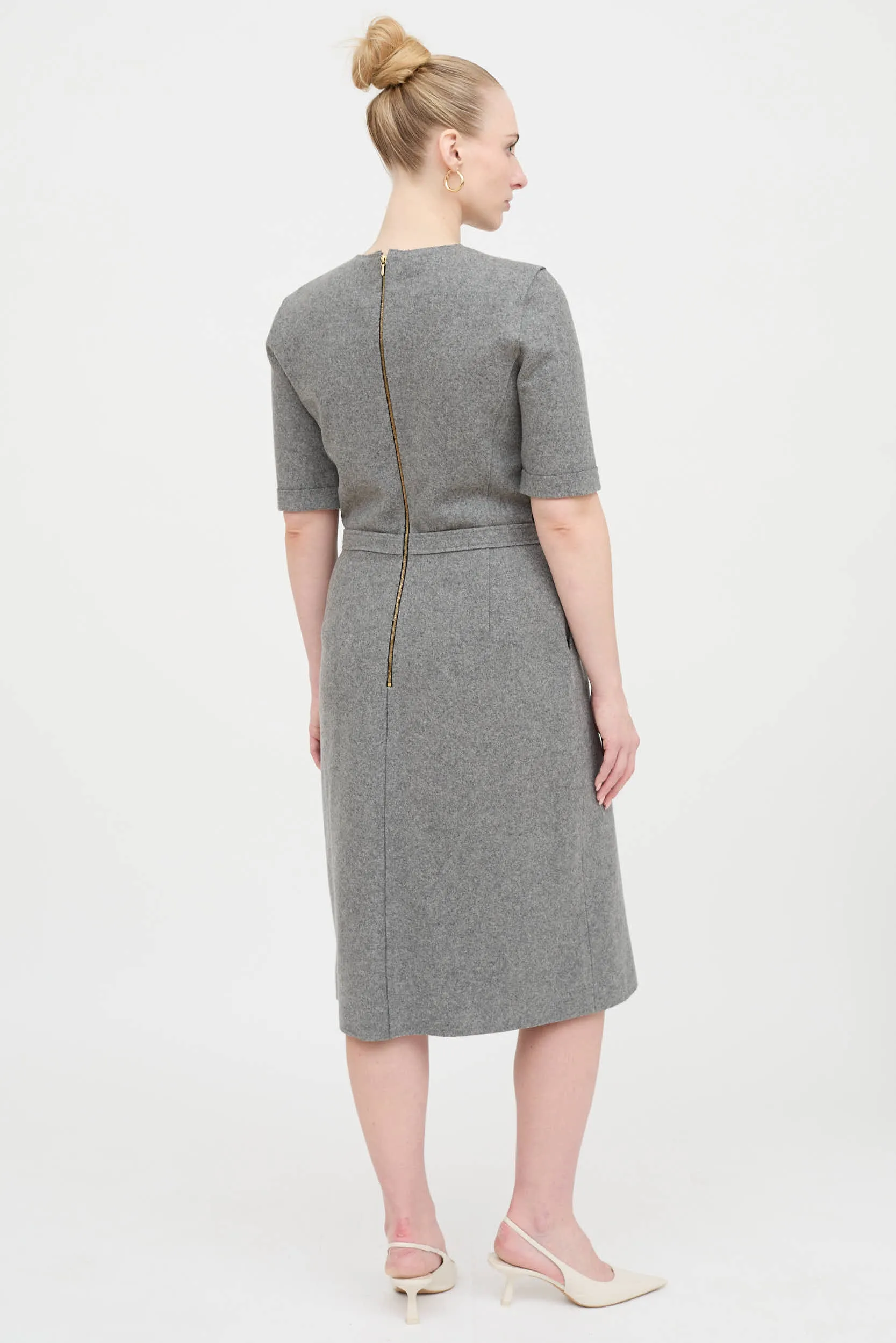 Wool Midi Dress sold by VSP Consignment product image thumbnail 4