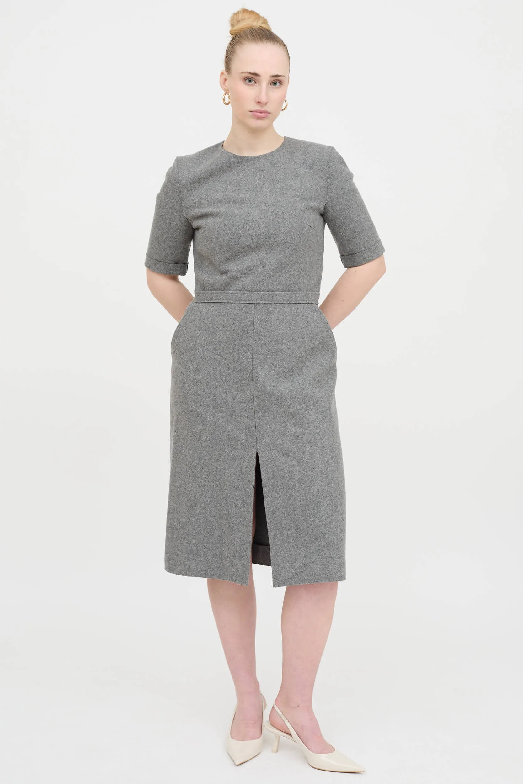 Wool Midi Dress sold by VSP Consignment product image thumbnail 5