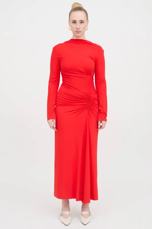Ruched Maxi Dress made by Simkhai