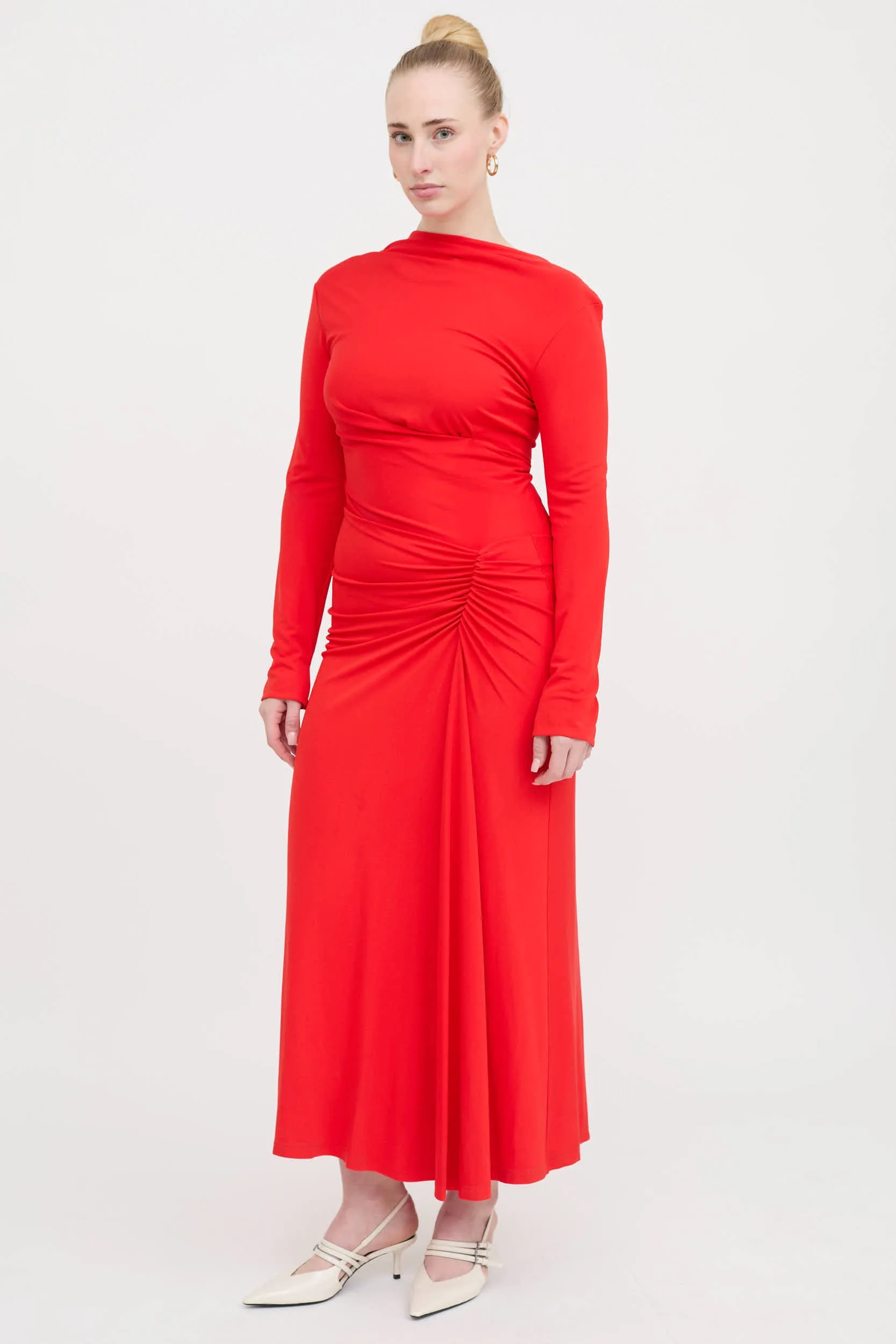 Ruched Maxi Dress sold by VSP Consignment product image thumbnail 3