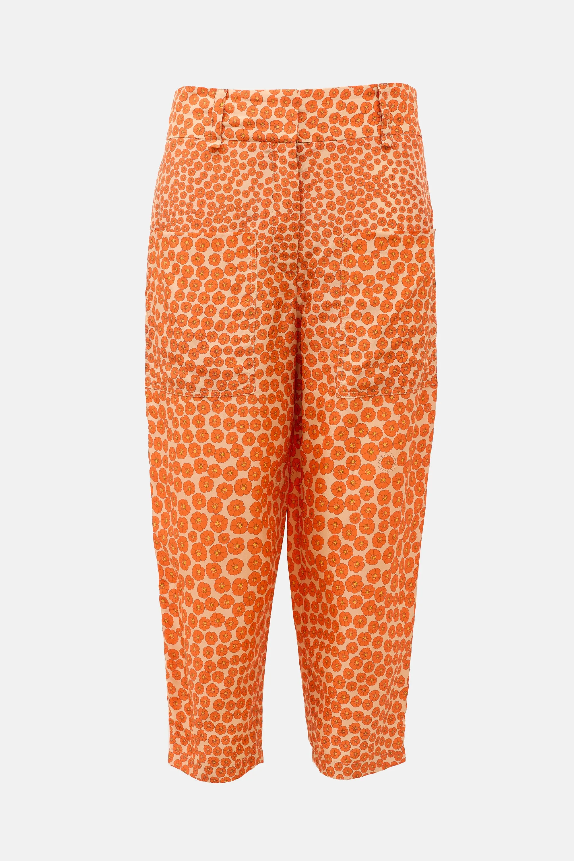 Silk Floral Cropped Pant sold by VSP Consignment