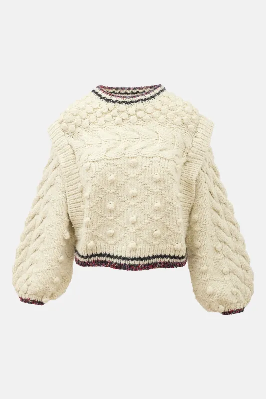 Merino Wool Sparkly Sweater made by Ulla Johnson