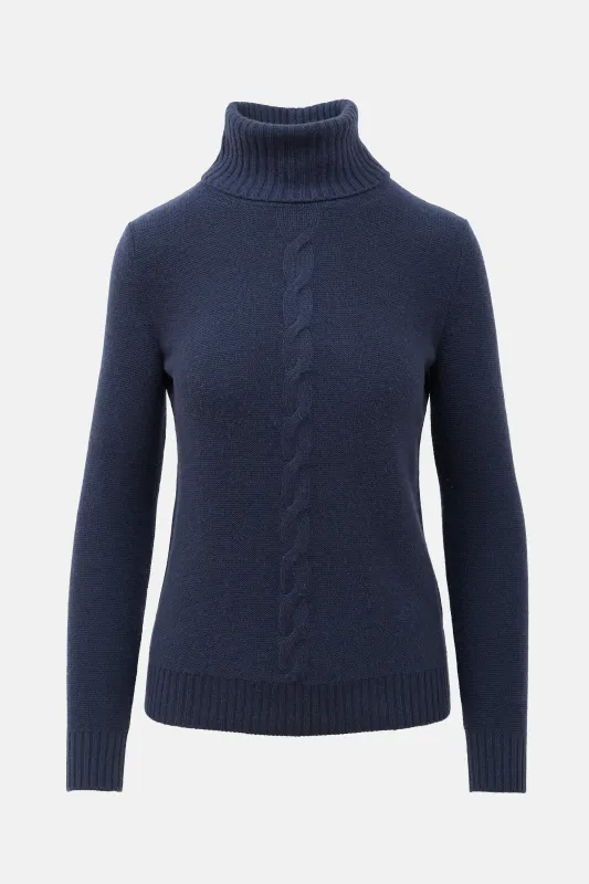 Cashmere Turtleneck Sweater made by Loro Piana