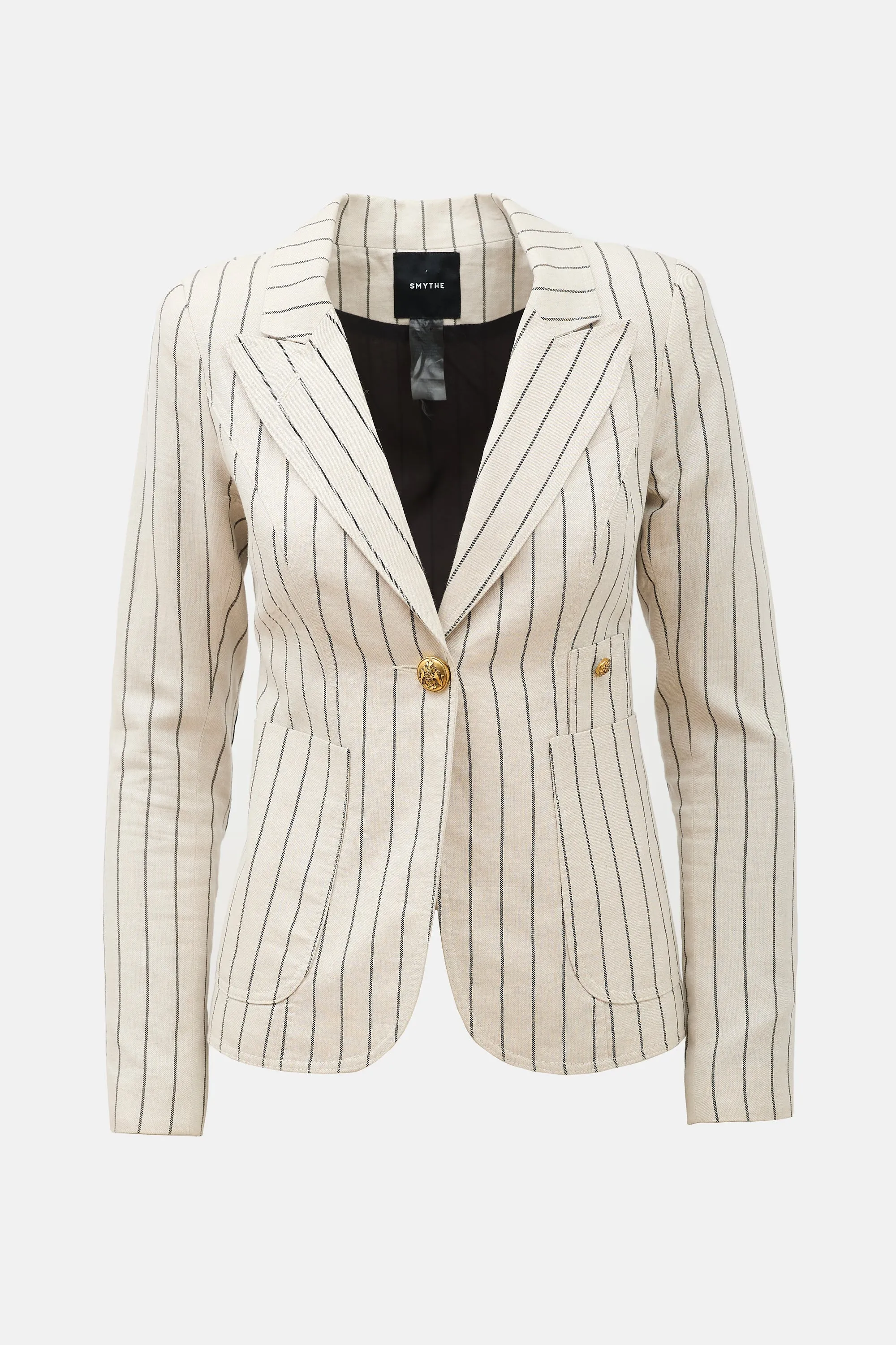 Linen Patch Pocket Duchess Blazer sold by VSP Consignment