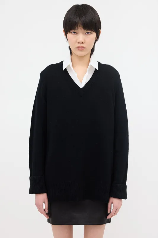 Wool Elaine Sweater made by The Row