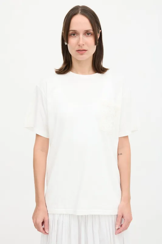 Lace Pocket T-Shirt sold by VSP Consignment