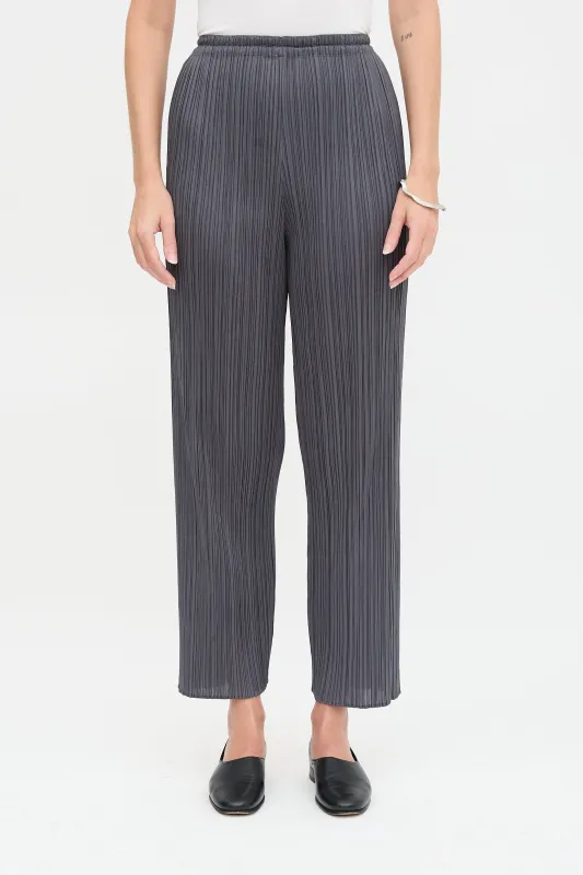 Pleated Straight Leg Trouser made by Issey Miyake