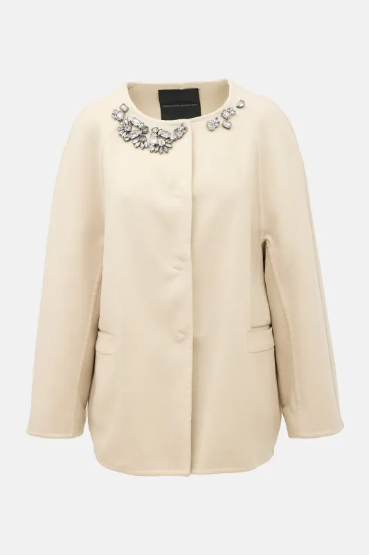 Wool Embellished Jacket made by Ermanno Scervino