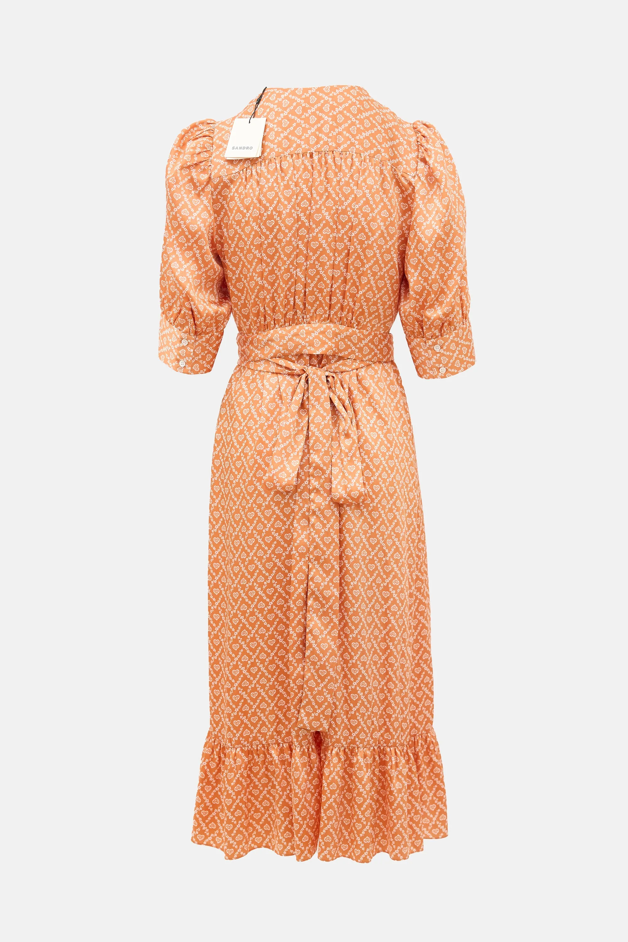 Satin Enrika Wrap Dress sold by VSP Consignment product image thumbnail 2