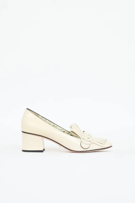 Patent Marmont Fringe Pump made by Gucci