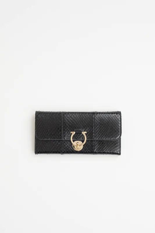 Embossed Leather Wallet made by Salvatore Ferragamo
