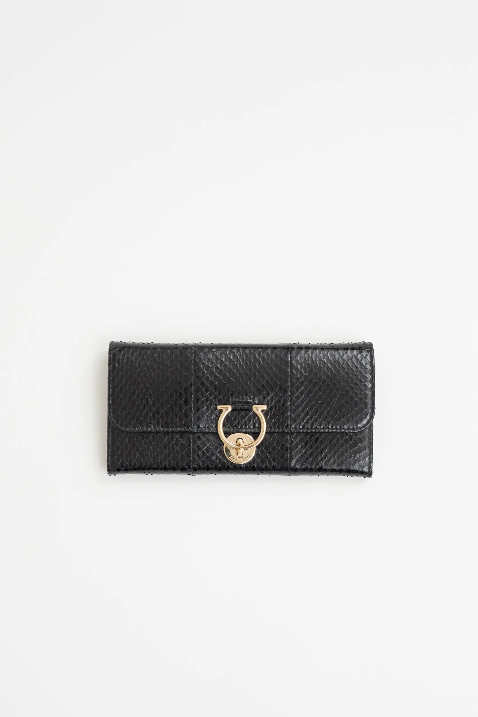 Embossed Leather Wallet sold by VSP Consignment