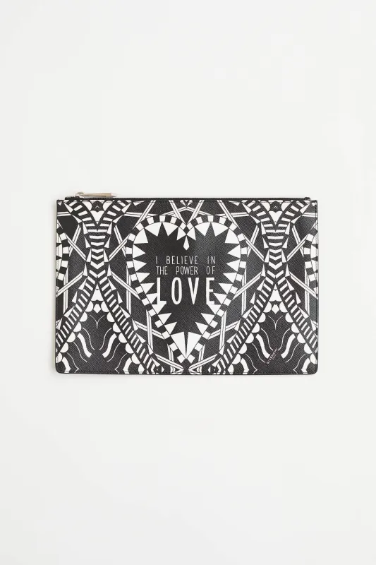 Power Of Love Graphic Pouch made by Givenchy