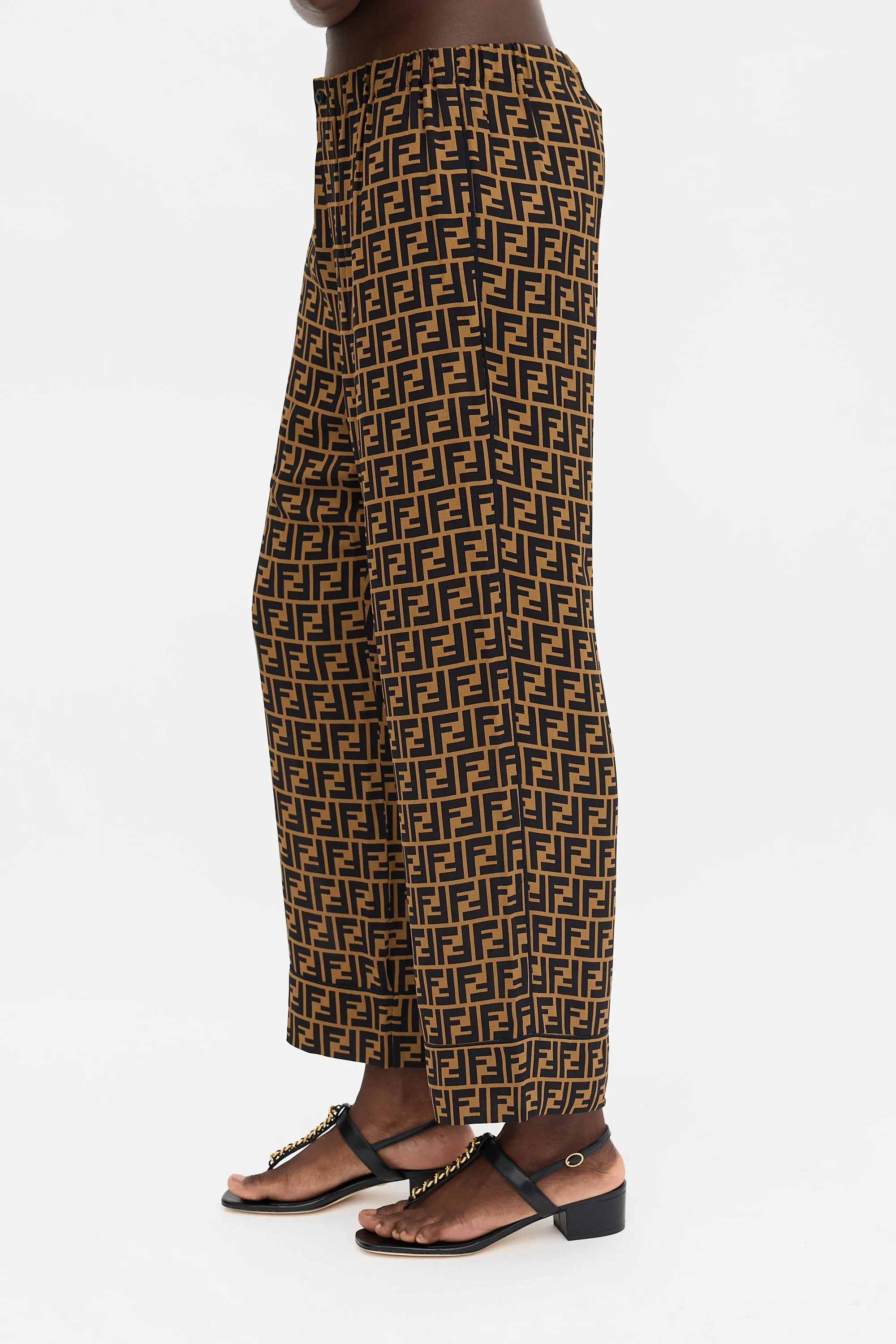 Silk FF Zucca Wide Trouser sold by VSP Consignment product image thumbnail 3