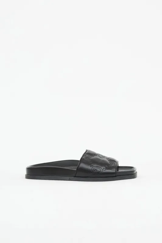 Quilted Jumbo GG Slide made by Gucci