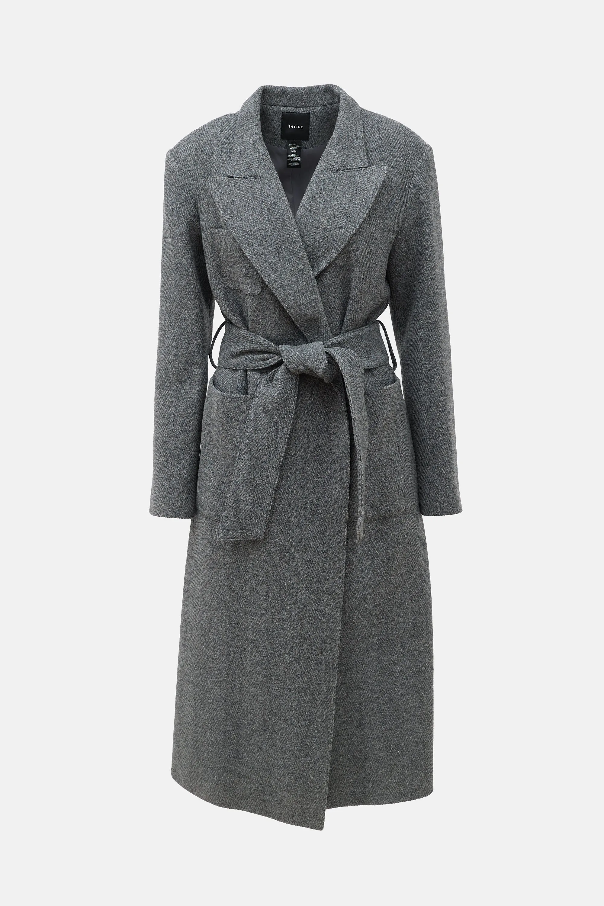 Patterned Belted Coat sold by VSP Consignment