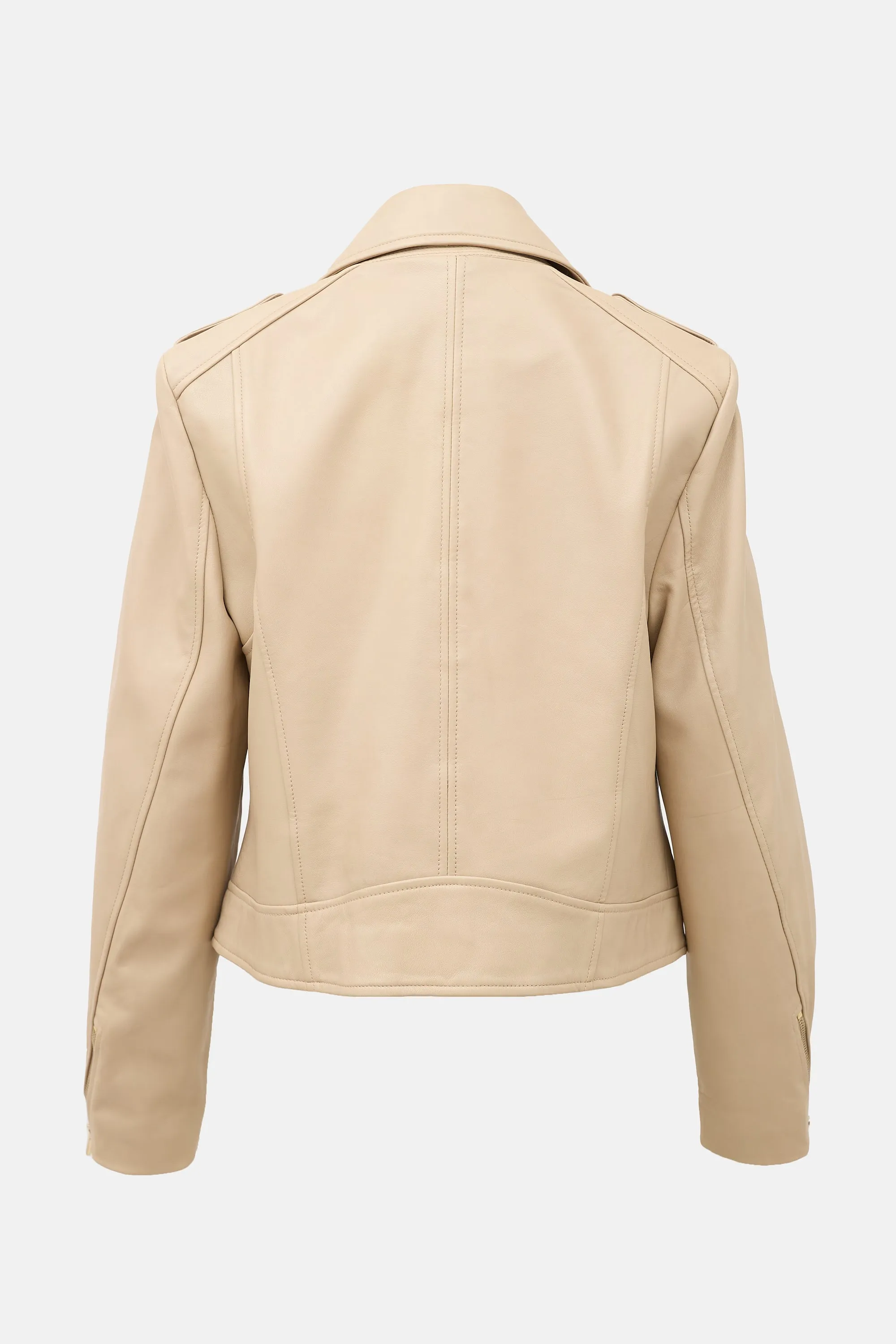 Leather Biker Jacket sold by VSP Consignment product image thumbnail 2