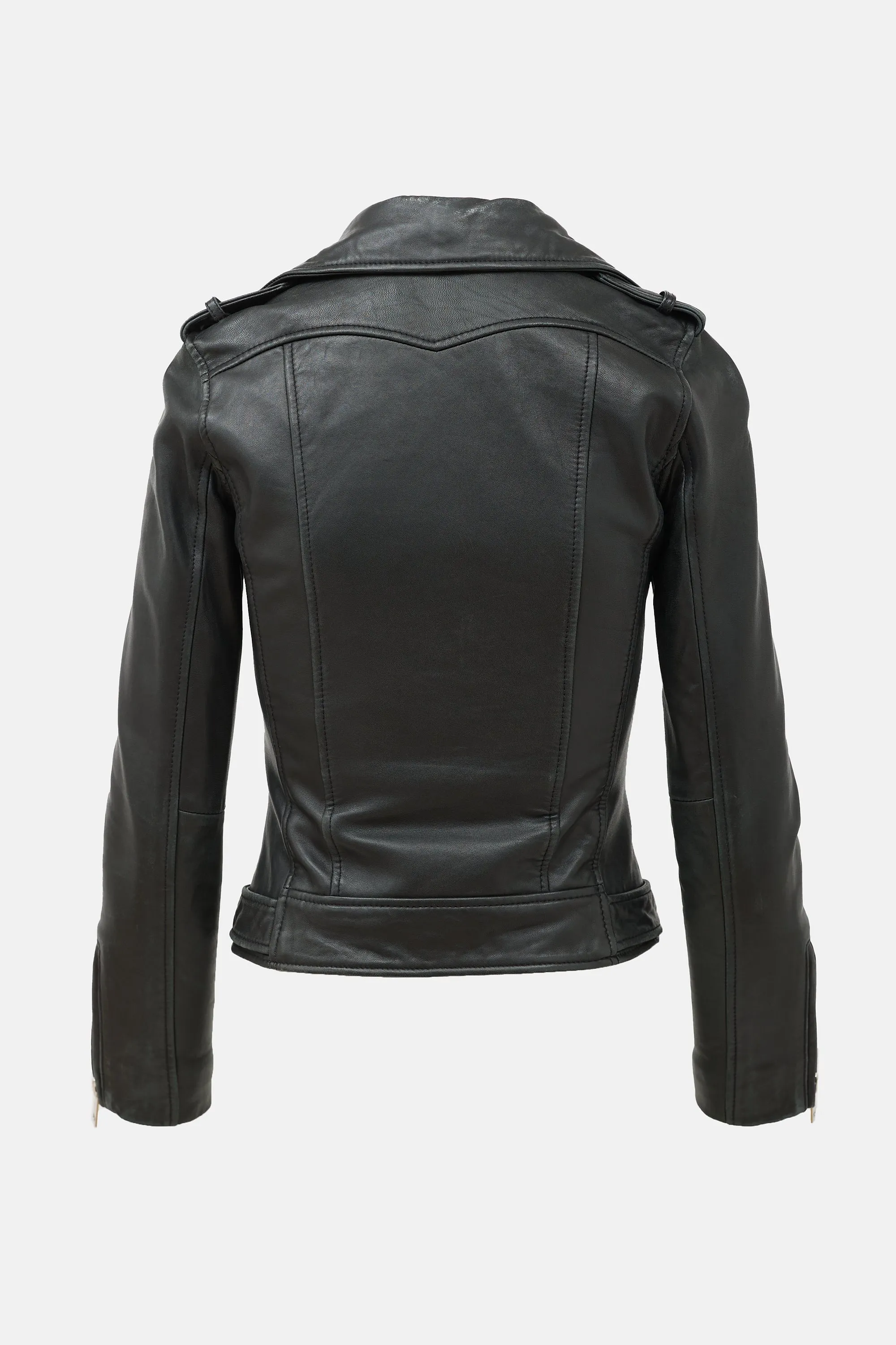 Leather Biker Jacket sold by VSP Consignment product image thumbnail 2