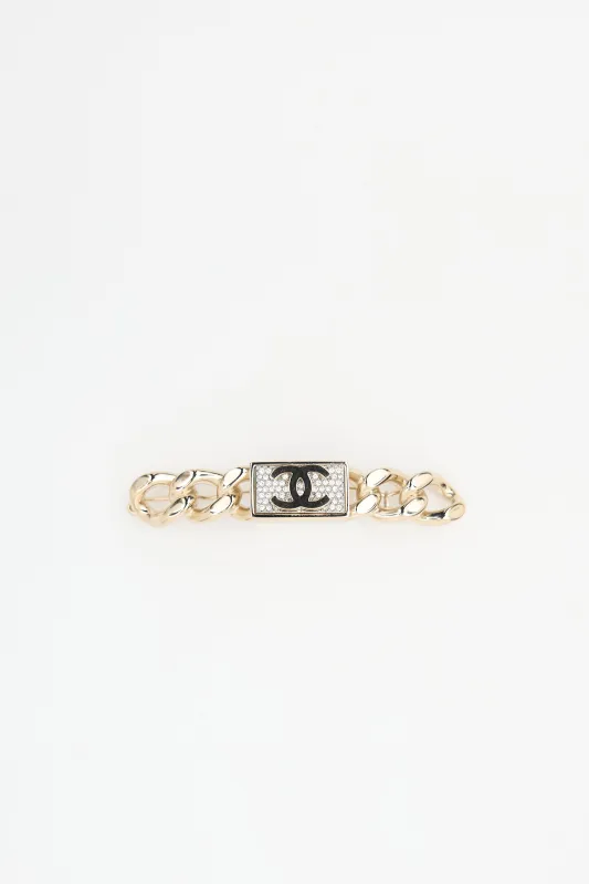 2021 Crystal CC Hair Pin made by Chanel