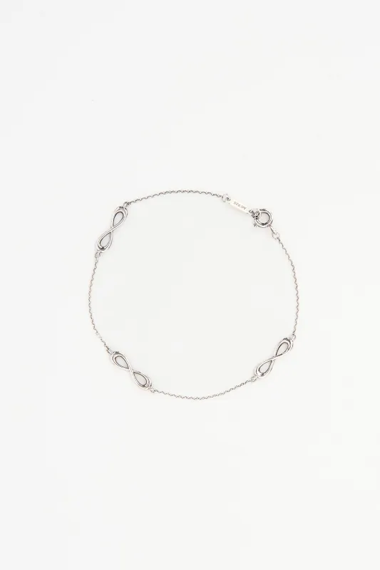 Infinity Sterling Silver Endless Bracelet made by Tiffany & Co.
