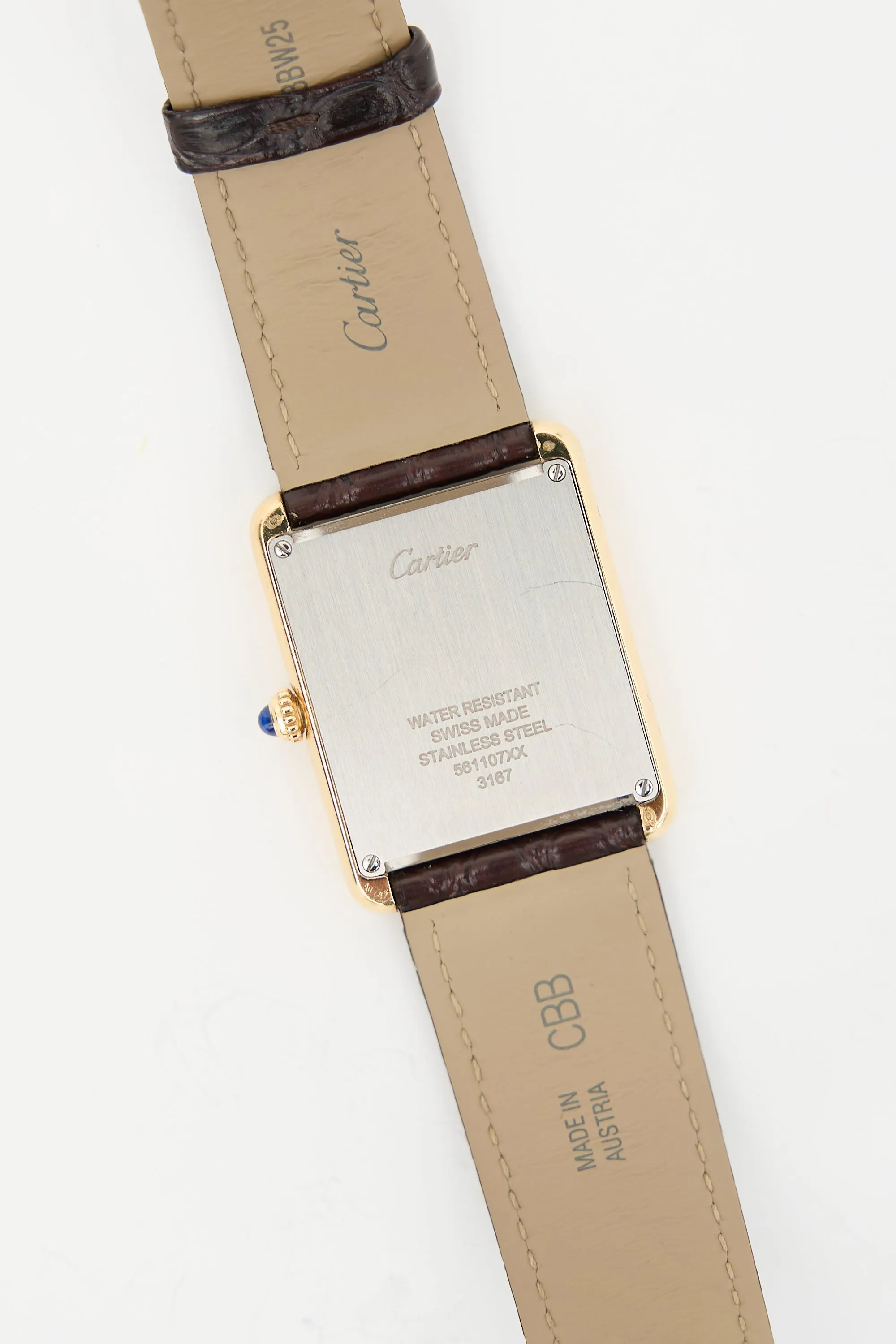 28mm Stainless Steel Tank Solo Watch sold by VSP Consignment product image thumbnail 5