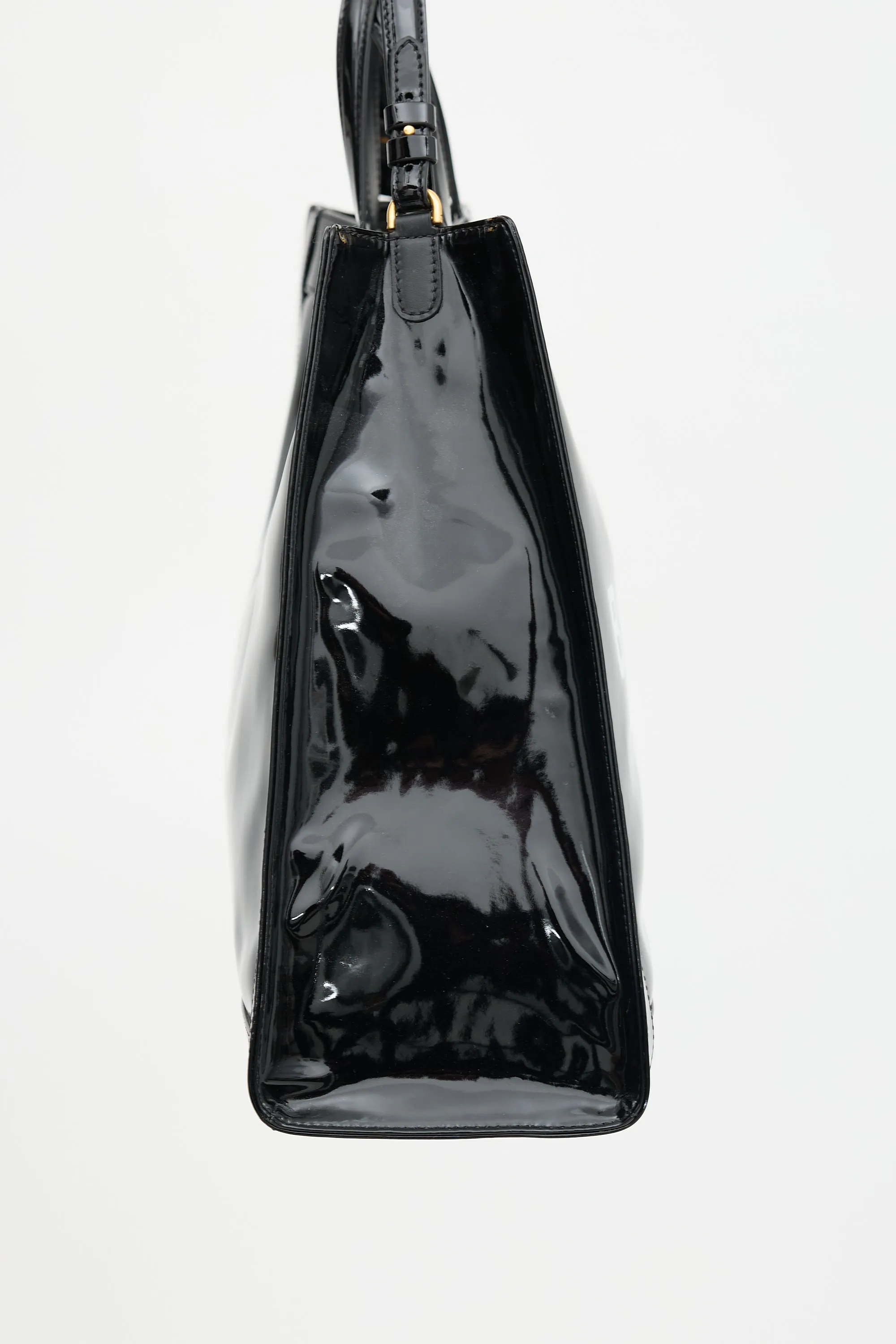 Patent Logo Tote Bag sold by VSP Consignment product image thumbnail 3