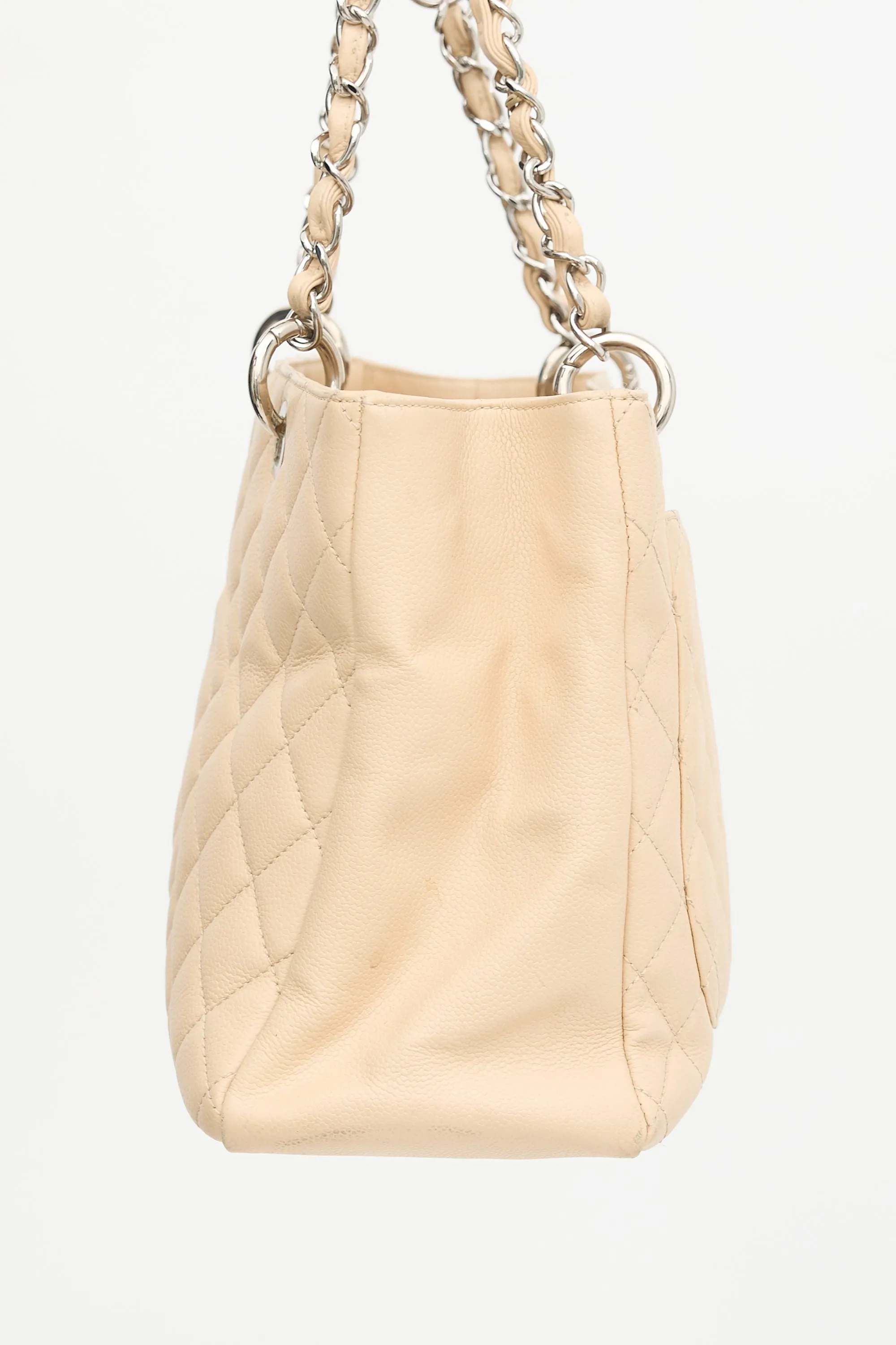 Quilted Leather Grand Shopping Tote Bag sold by VSP Consignment product image thumbnail 4