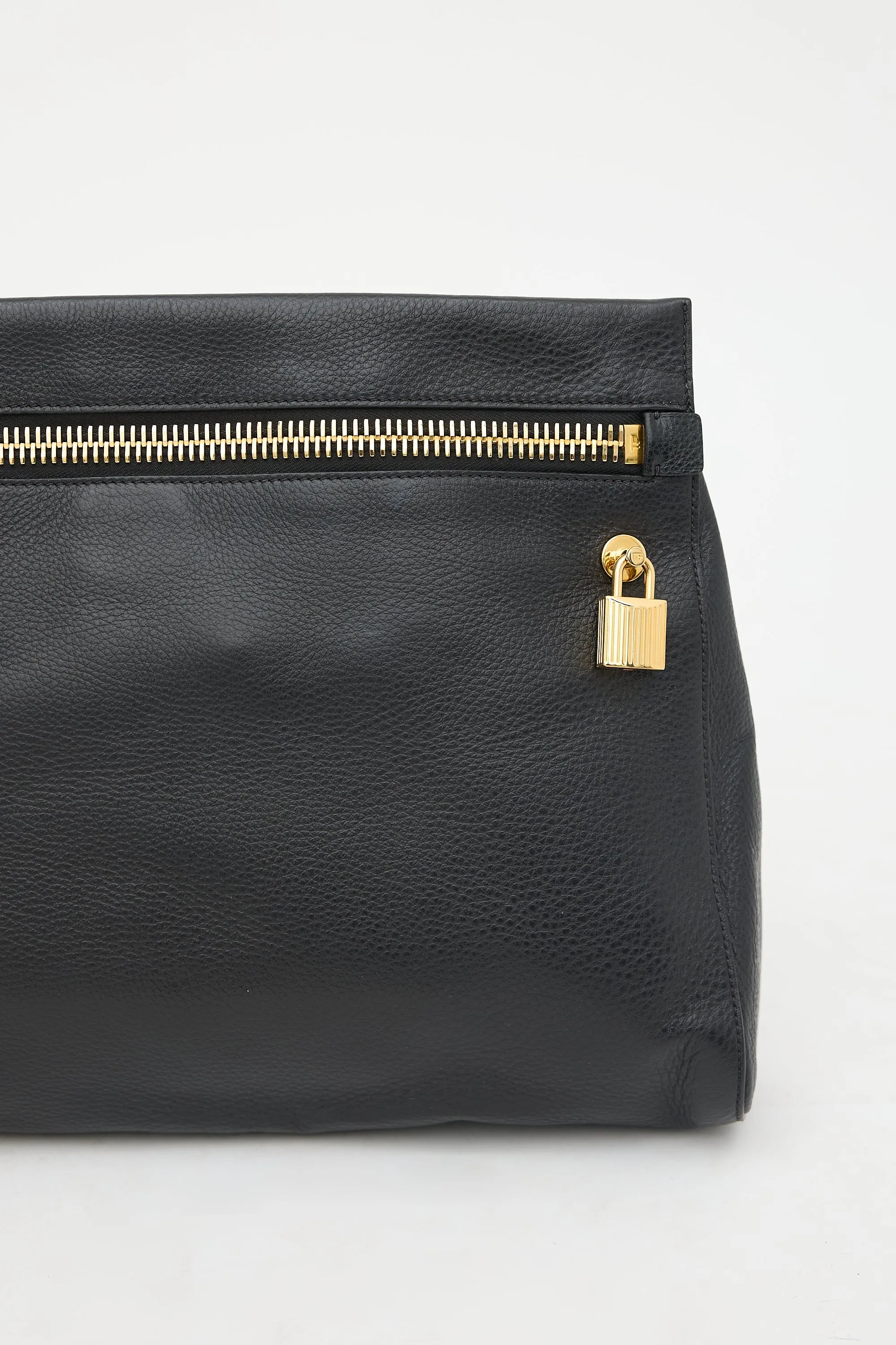 Grained Leather Large Alix Clutch sold by VSP Consignment product image thumbnail 4