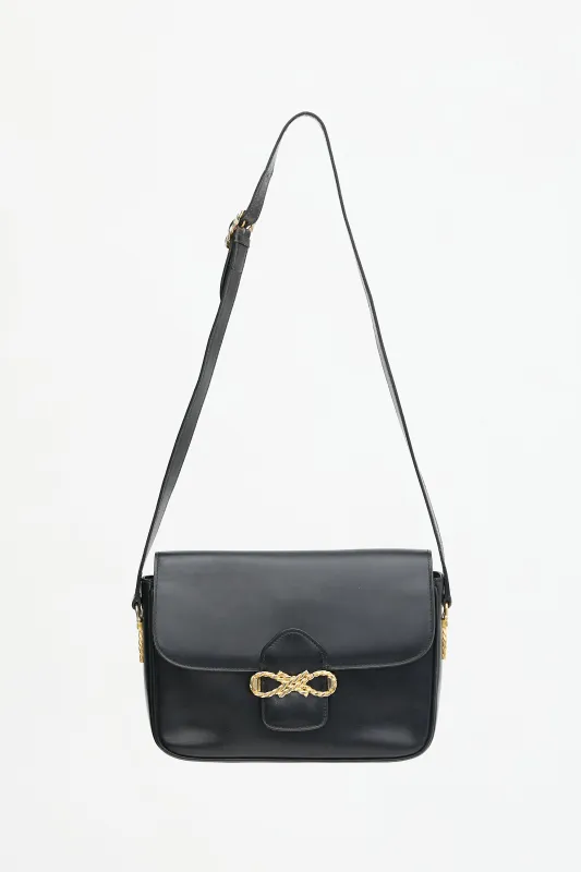Vintage Leather Box Bag made by Celine