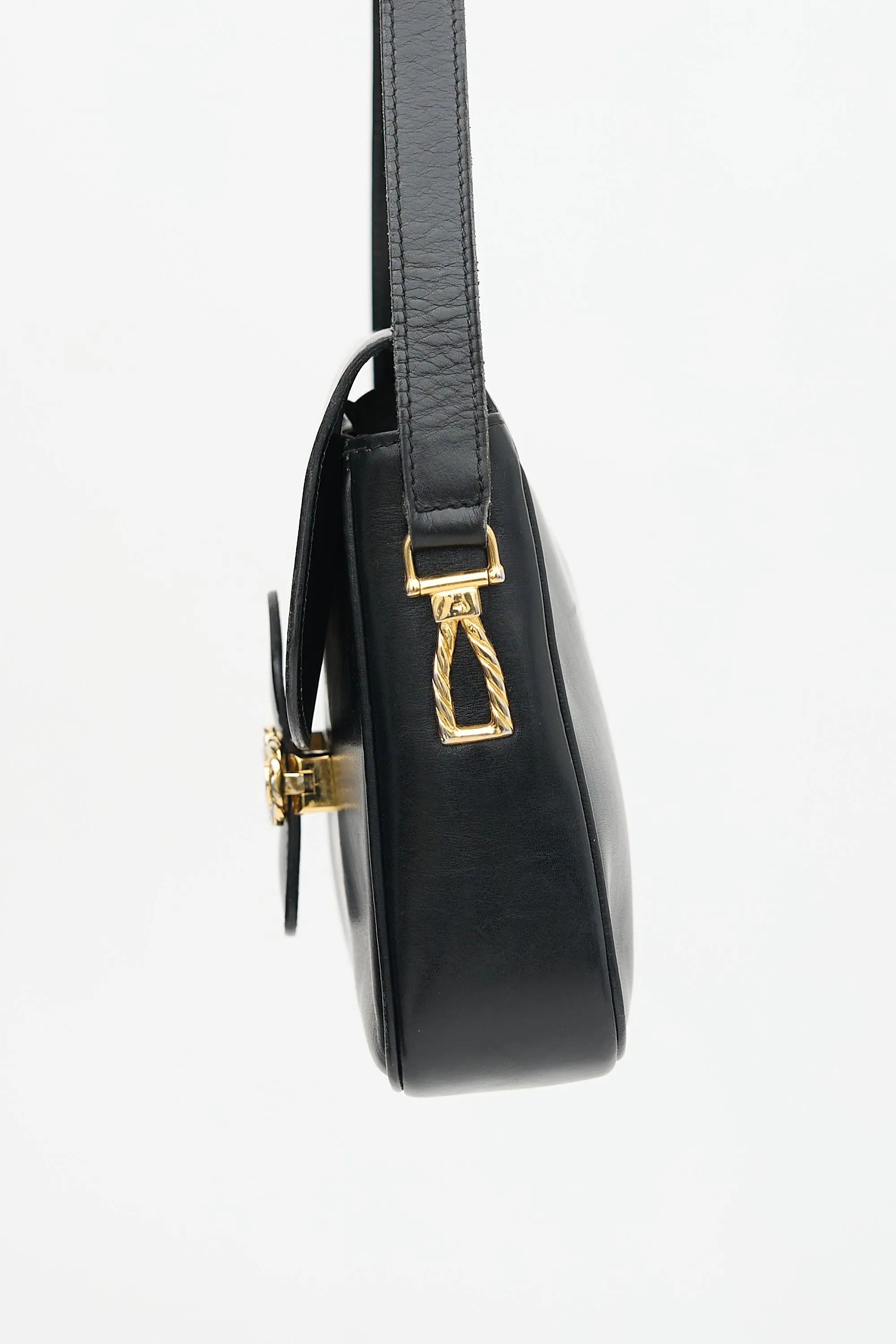 Vintage Leather Box Bag sold by VSP Consignment product image thumbnail 4