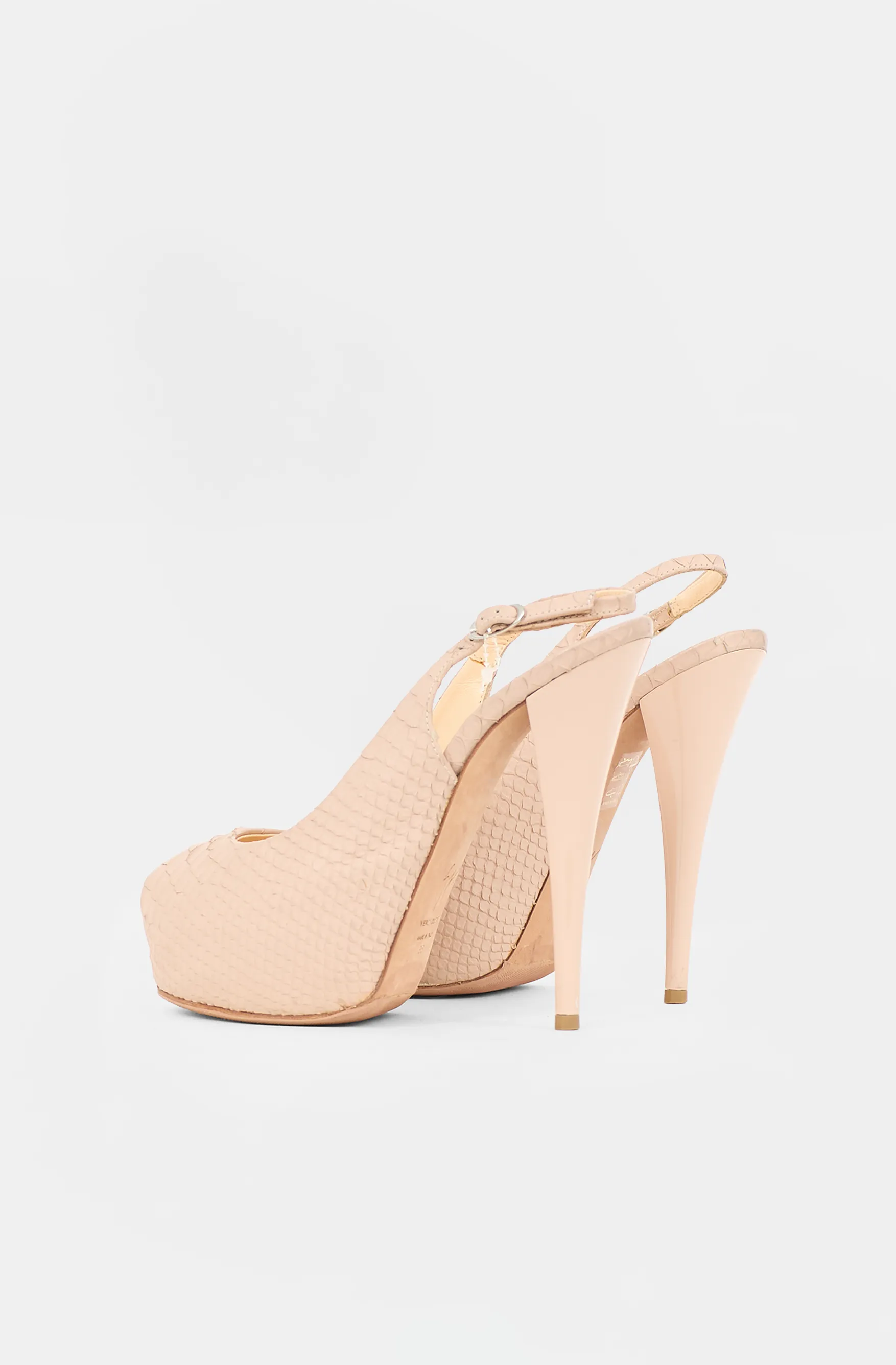 Textured Leather Monro Heel sold by VSP Consignment product image thumbnail 4