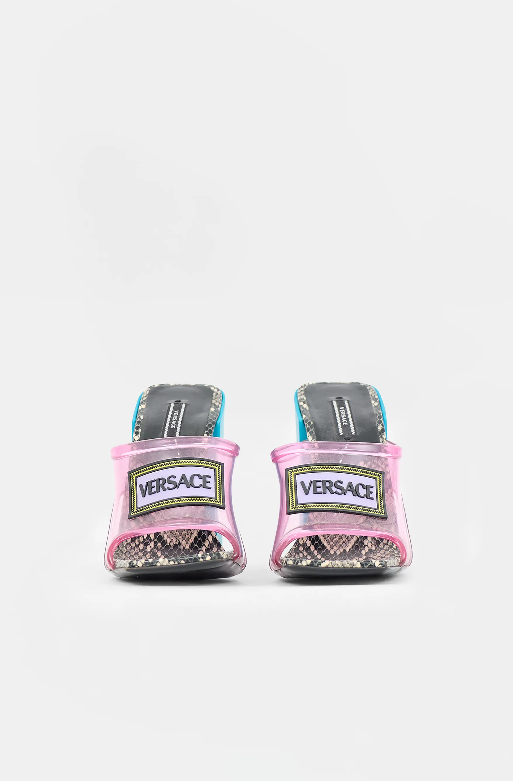 PVC & Leather Logo Sandal sold by VSP Consignment product image thumbnail 4