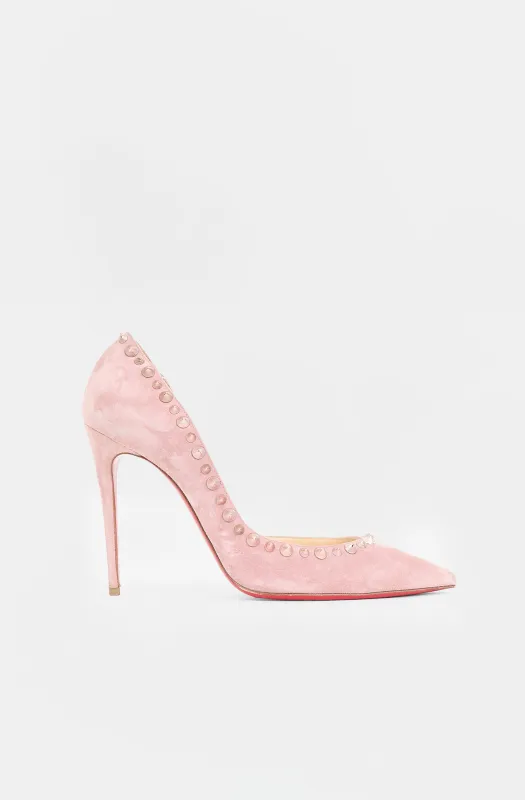 Suede Irishell Studded Pump made by Christian Louboutin