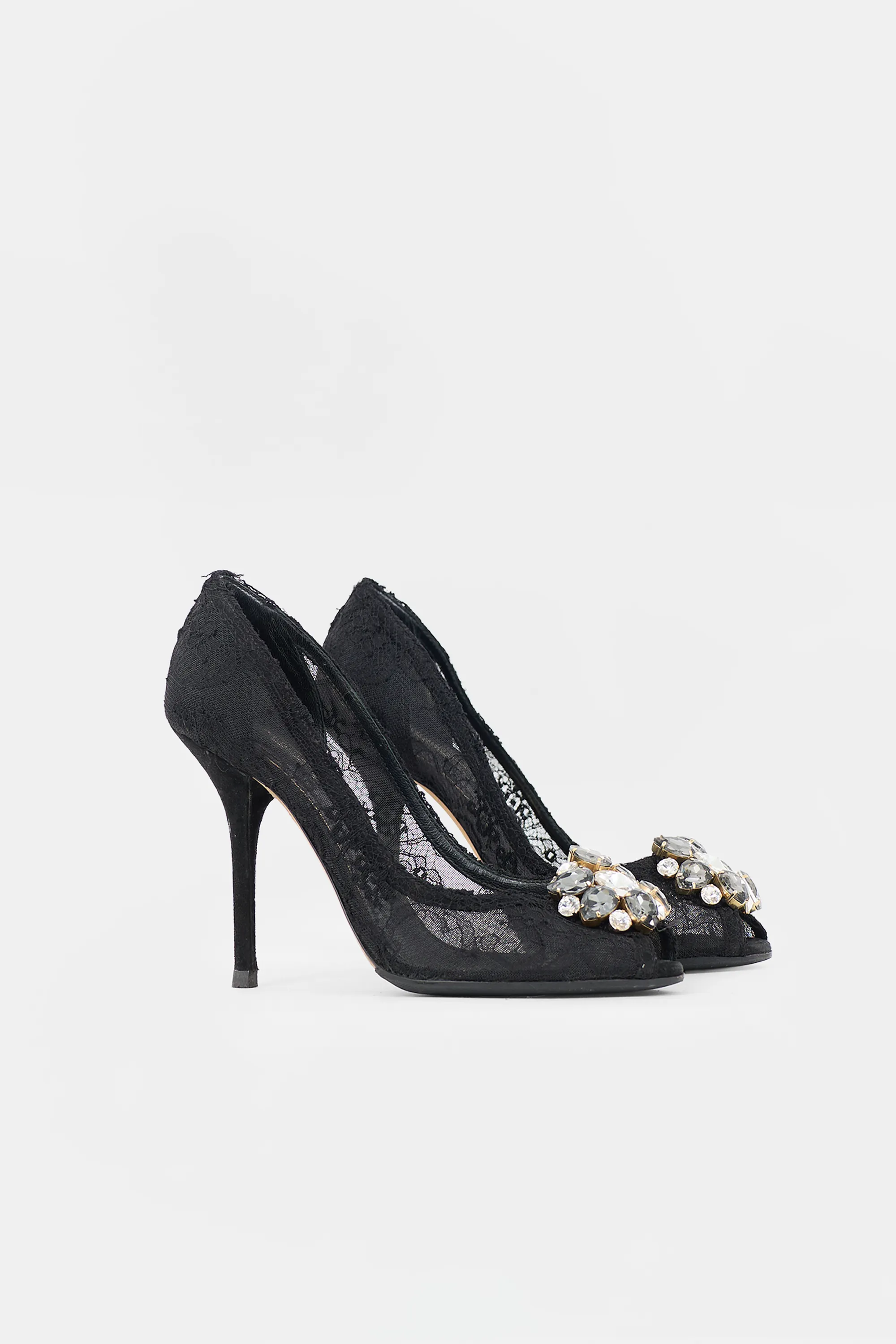 Lace Embellished Pump sold by VSP Consignment product image thumbnail 2