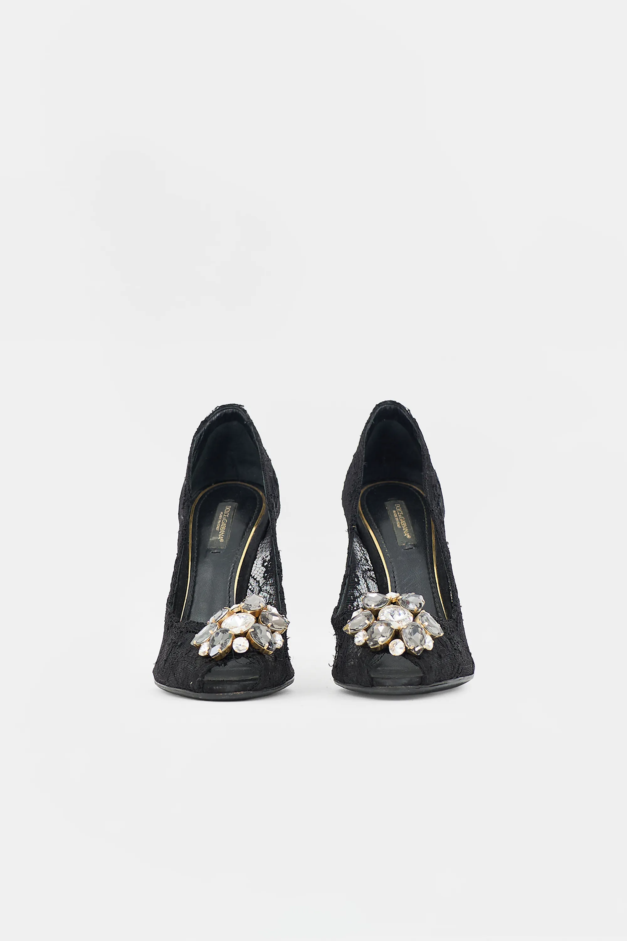 Lace Embellished Pump sold by VSP Consignment product image thumbnail 3