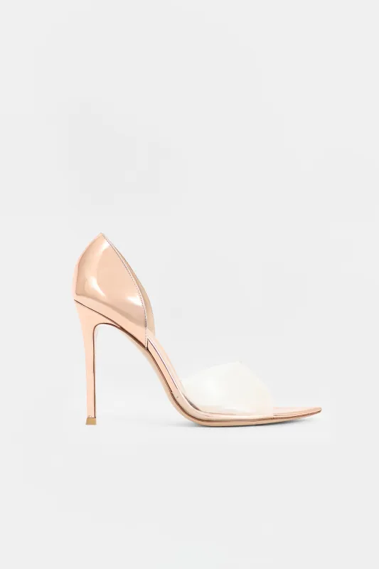 Leather & PVC Bree Pump made by Gianvito Rossi