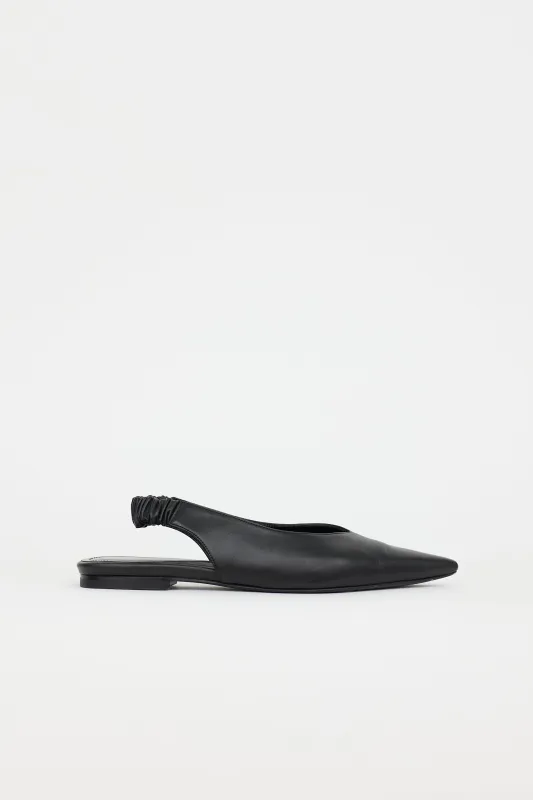 Leather Lyla Slingback Mule made by Anine Bing