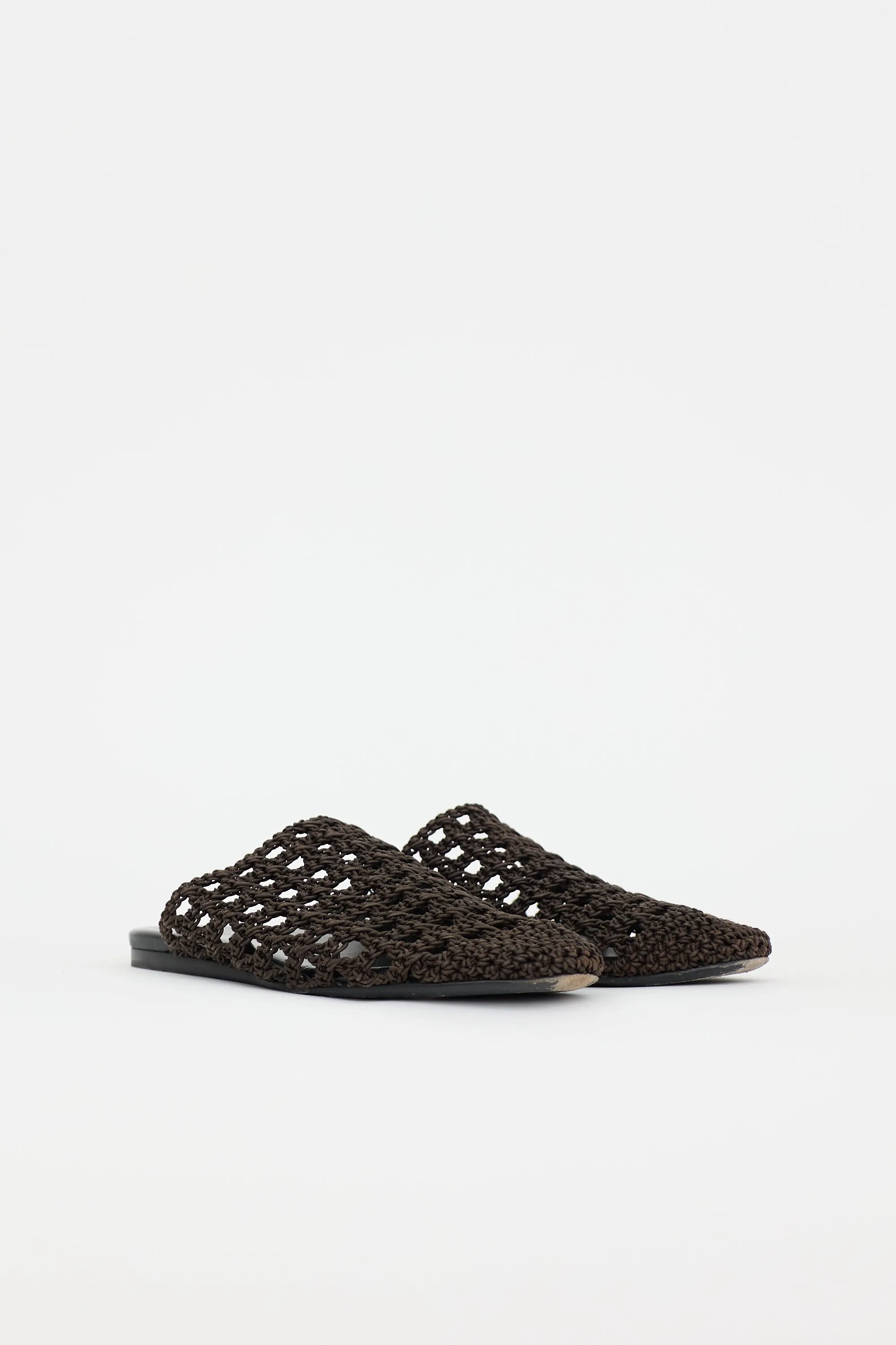 Crochet Raffia Jules Mule sold by VSP Consignment product image thumbnail 3