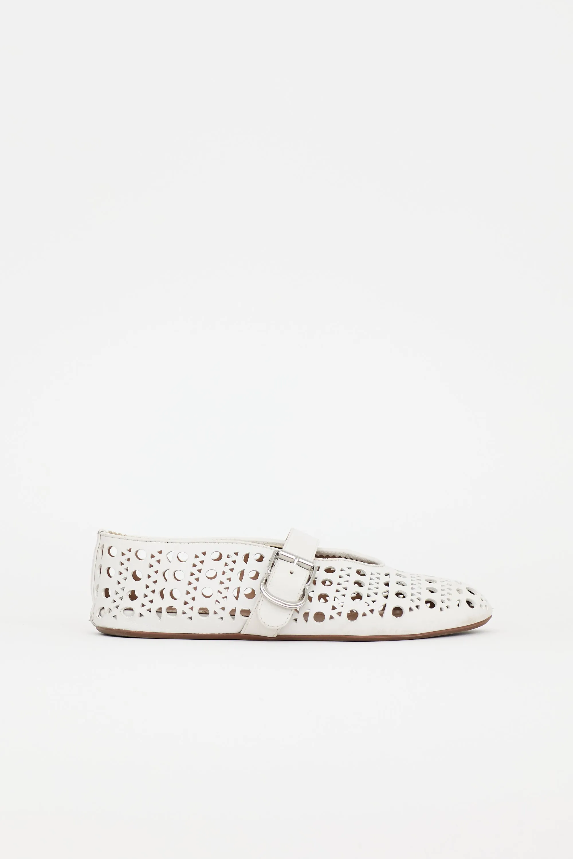 Leather Perforated Flat sold by VSP Consignment product image thumbnail 2