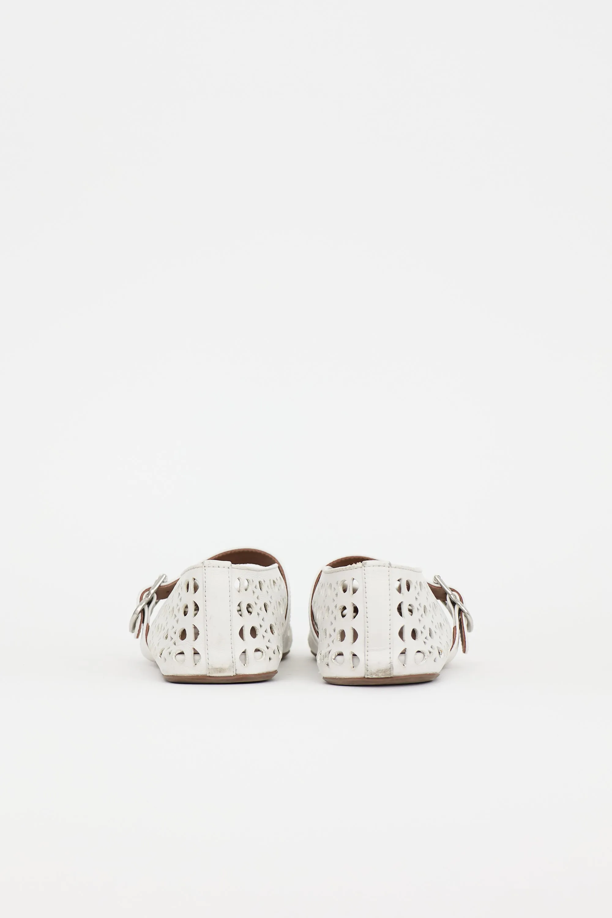 Leather Perforated Flat sold by VSP Consignment product image thumbnail 4